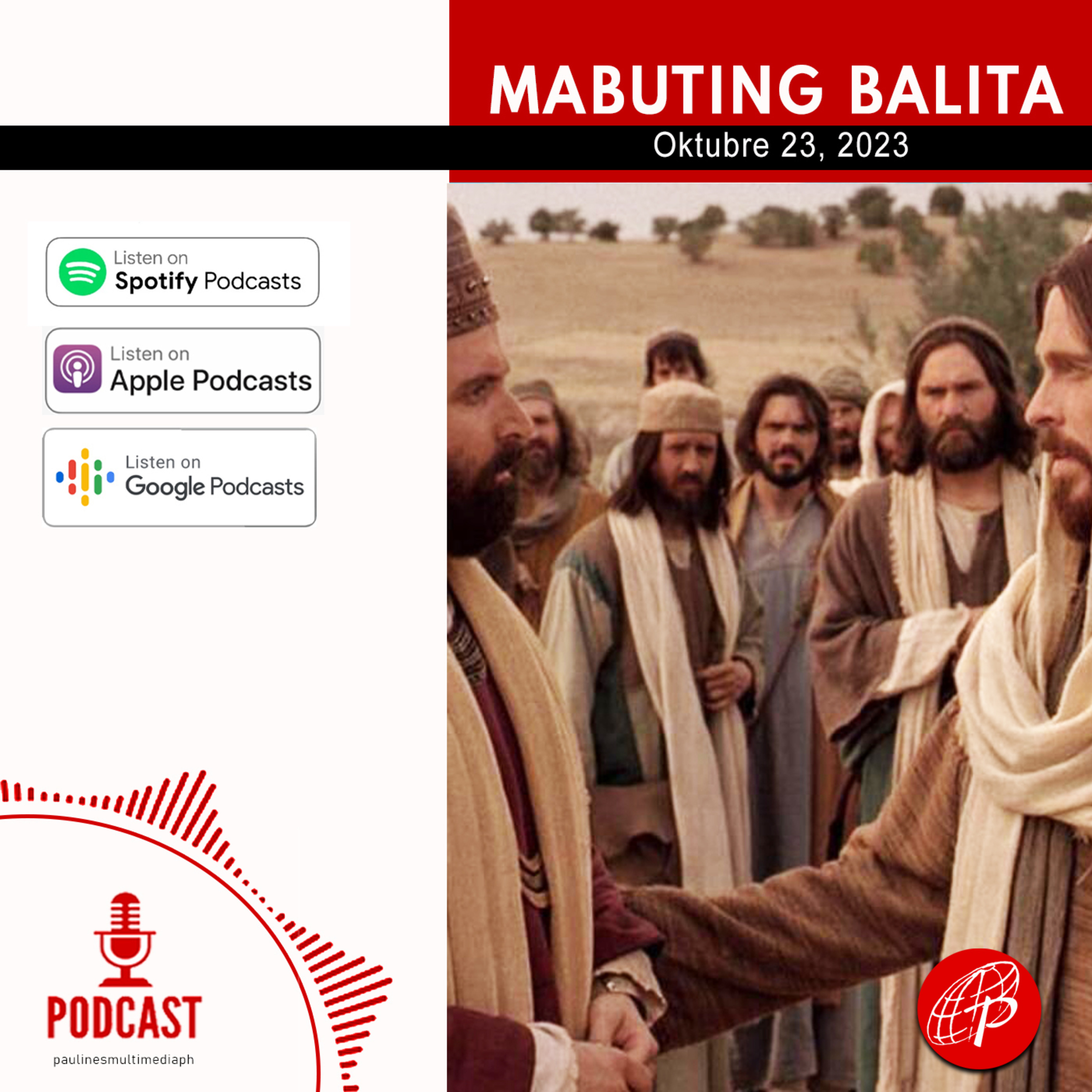 Mabuting Balita l Oktubre 23, 2023 – Lunes l Ika-29 na Linggo sa Karaniwang Panahon episode artwork