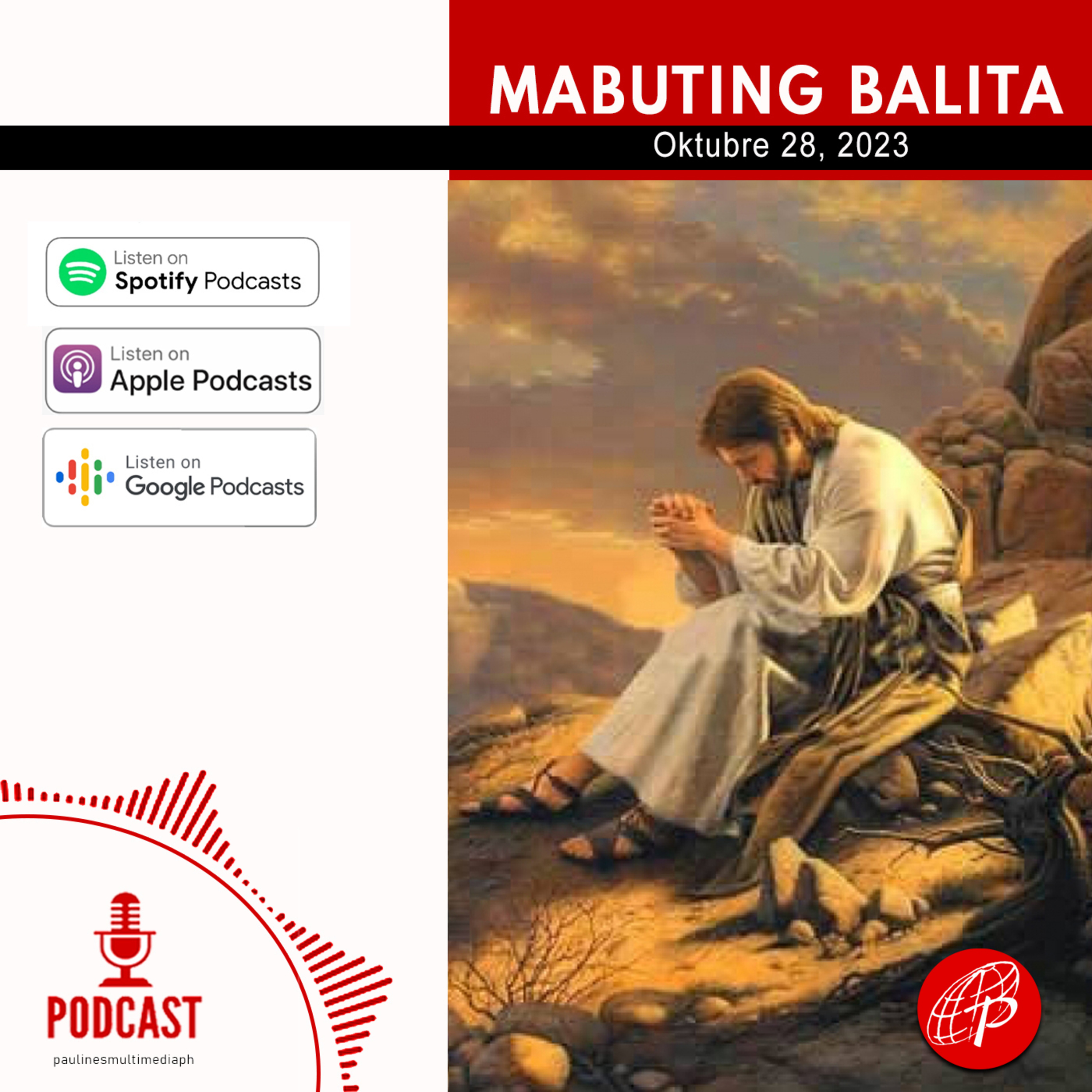 Mabuting Balita l Oktubre 28, 2023 – Sabado l Ika-29 na Linggo sa Karaniwang Panahon episode artwork