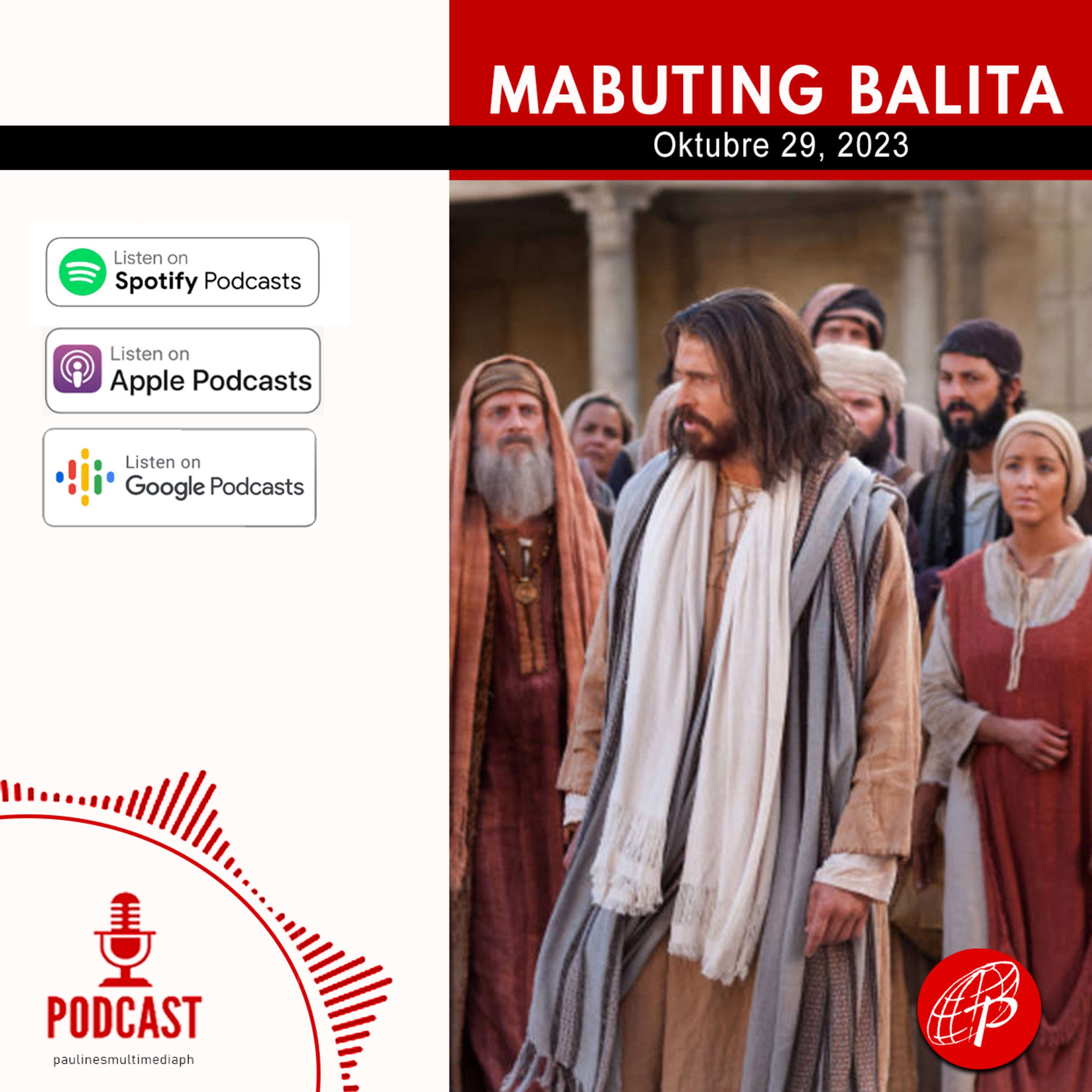 Mabuting Balita l Oktubre 29, 2023 – Ika-30 l Linggo sa Karaniwang Panahon episode artwork