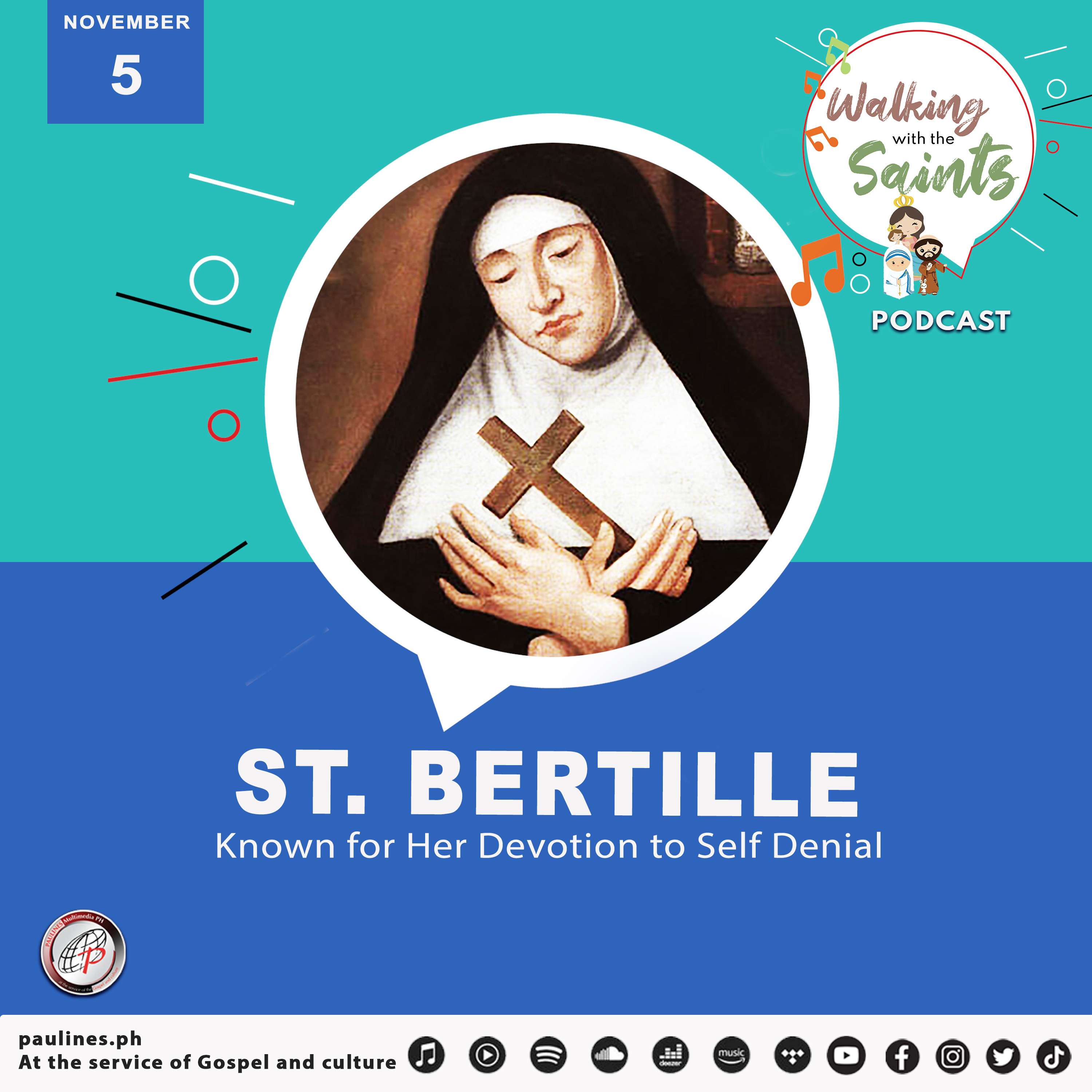 Walking with the Saints l Feast of St. Bertille, Known for Her Devotion to Self Denial l November 5 episode artwork