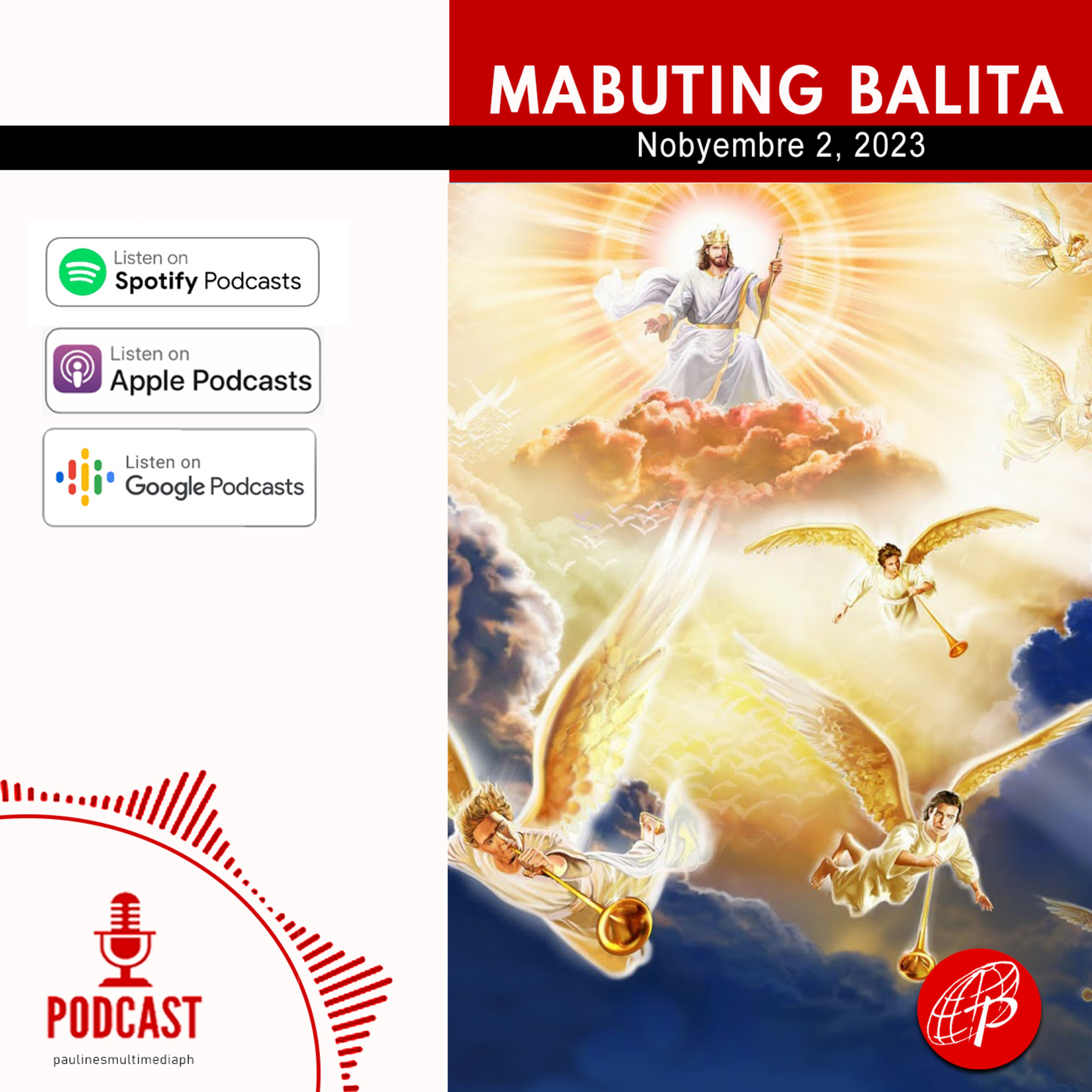  Mabuting Balita l Nobyembre 2, 2023 – Huwebes l Ika-30 na Linggo sa Karaniwang Panahon episode artwork