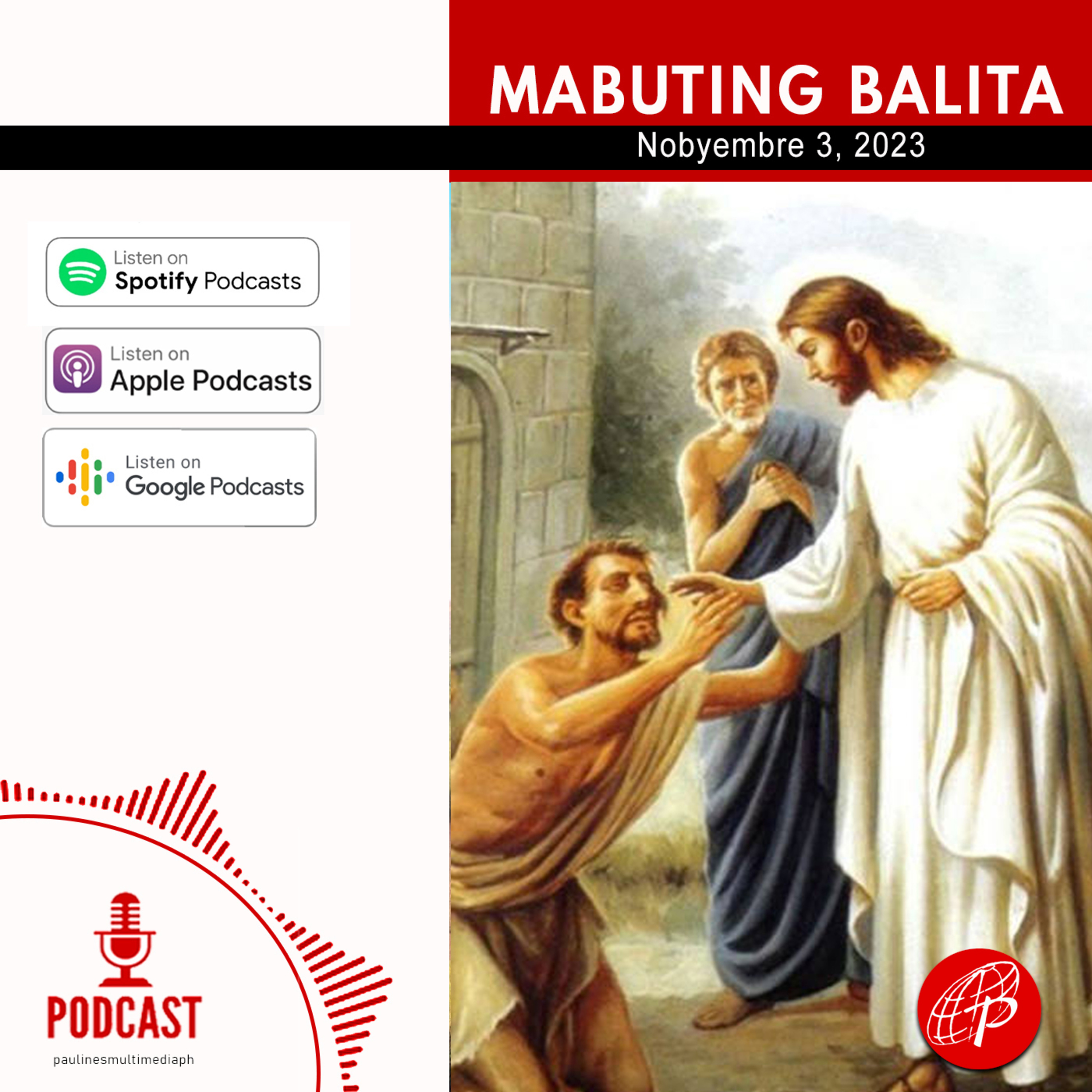 Mabuting Balita l Nobyembre 3, 2023 – Biyernes l Ika-30 na Linggo sa Karaniwang Panahon episode artwork