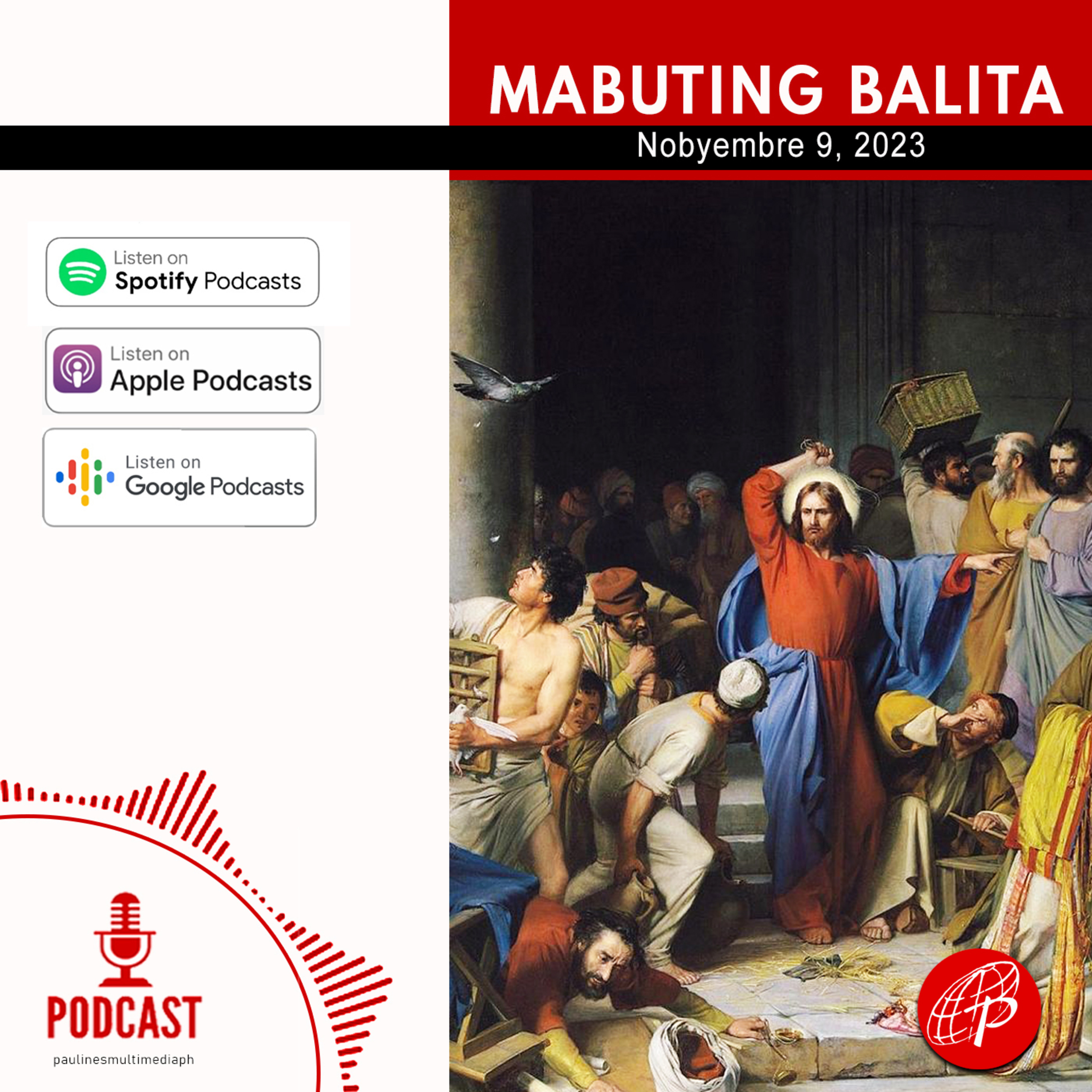 Mabuting Balita l Nobyembre 9, 2023 – Huwebes l Ika-31 na Linggo sa Karaniwang Panahon episode artwork