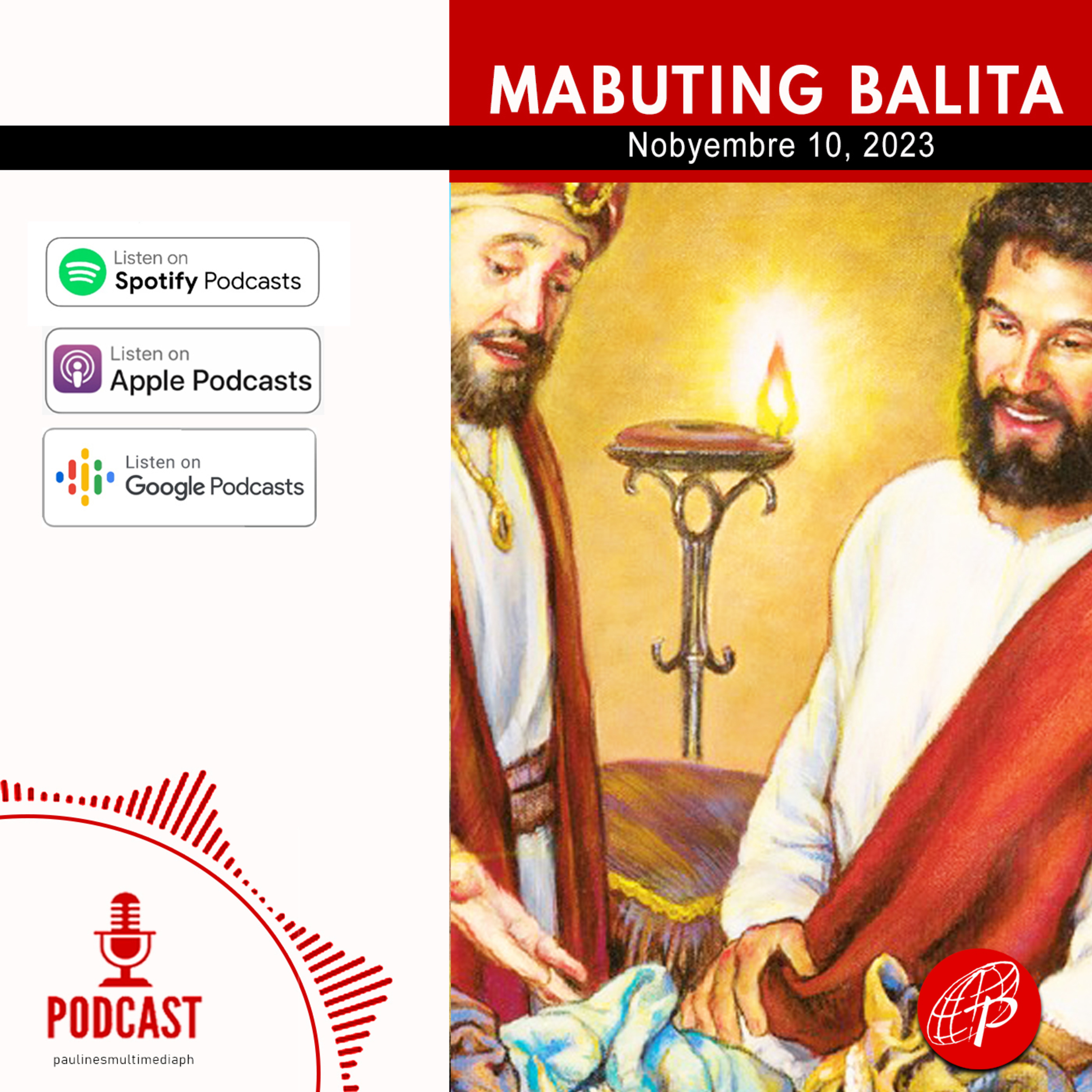 Mabuting Balita l Nobyembre 10, 2023 – Biyernes l Ika-31 na Linggo sa Karaniwang Panahon episode artwork