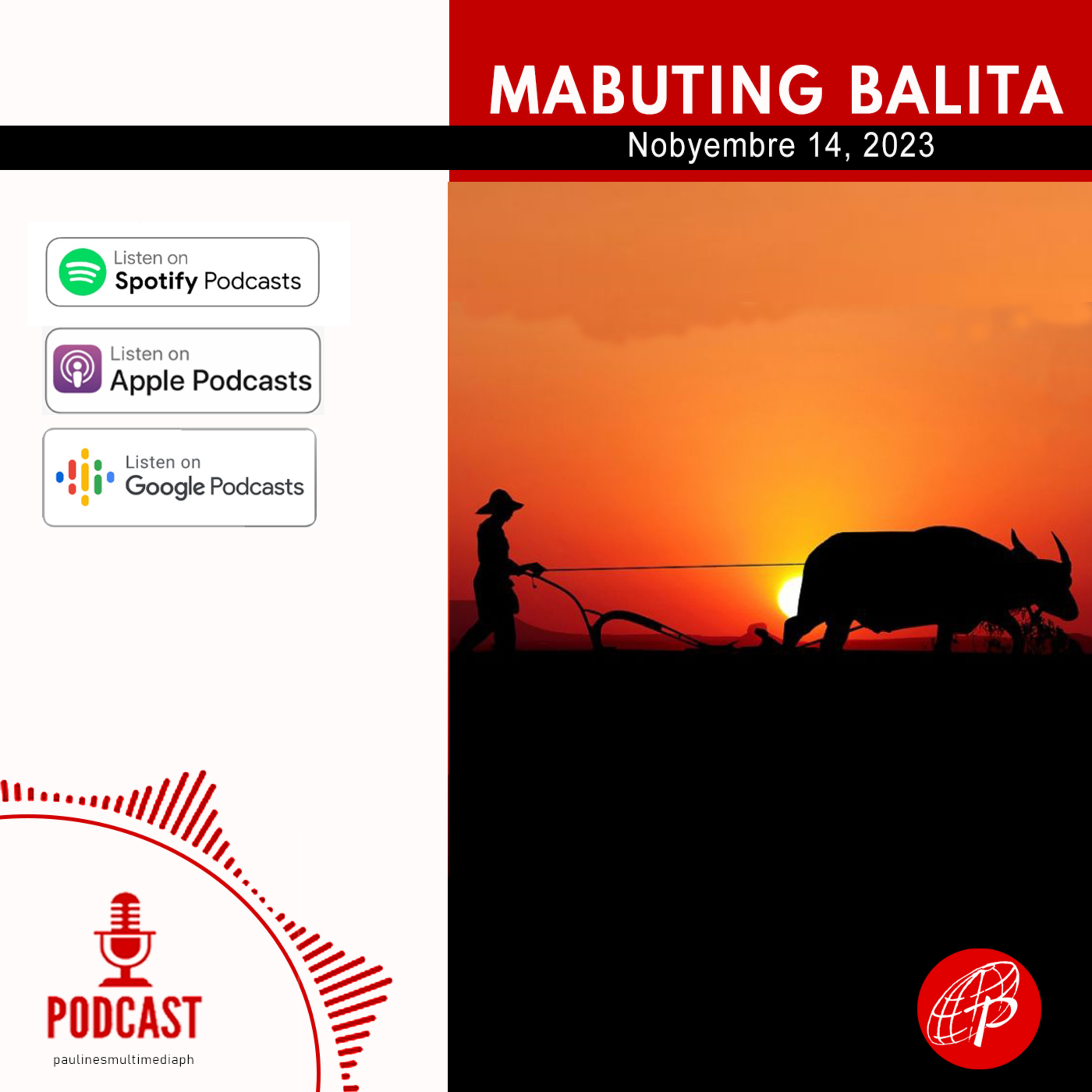 Mabuting Balita l Nobyembre 14, 2023 – Martes l Ika-32 Linggo sa Karaniwang Panahon episode artwork