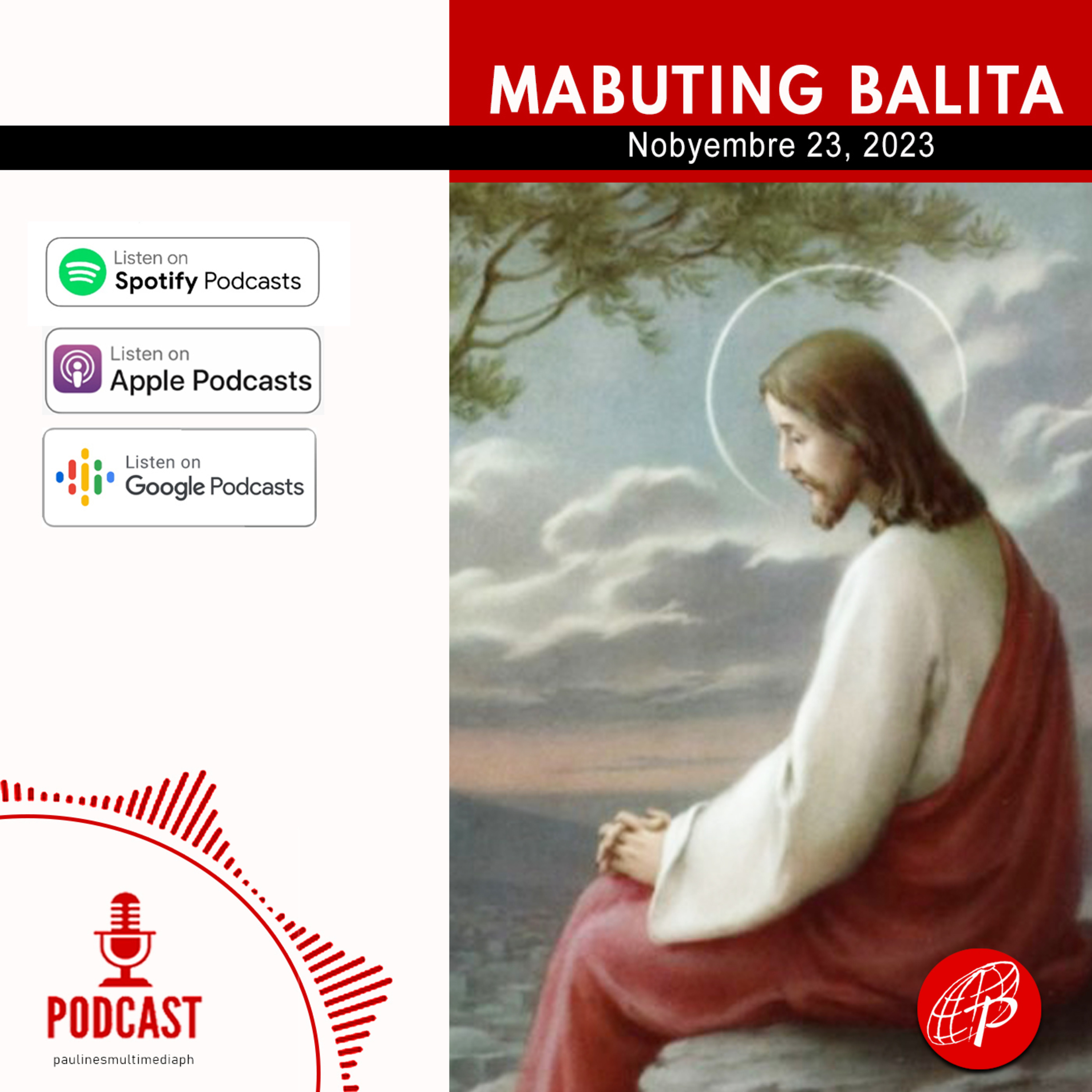 Mabuting Balita l Nobyembre 23, 2023 – Huwebes l Ika-33 na Linggo sa Karaniwang Panahon episode artwork