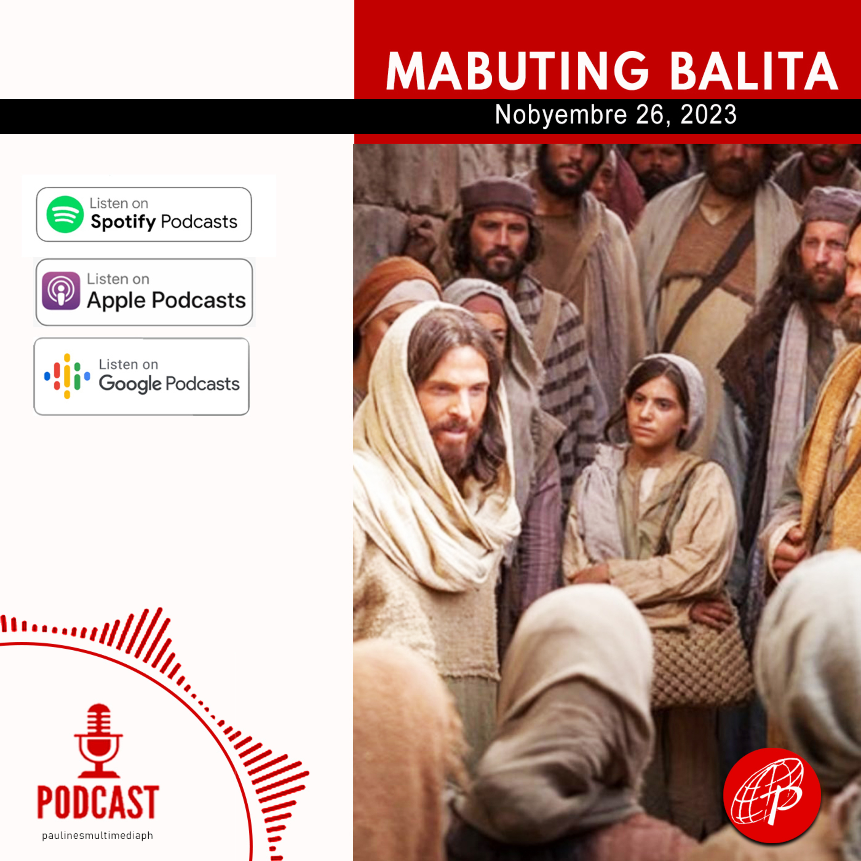 Mabuting Balita l Nobyembre 26, 2023 – Ika-34 na Linggo sa Karaniwang Panahon episode artwork