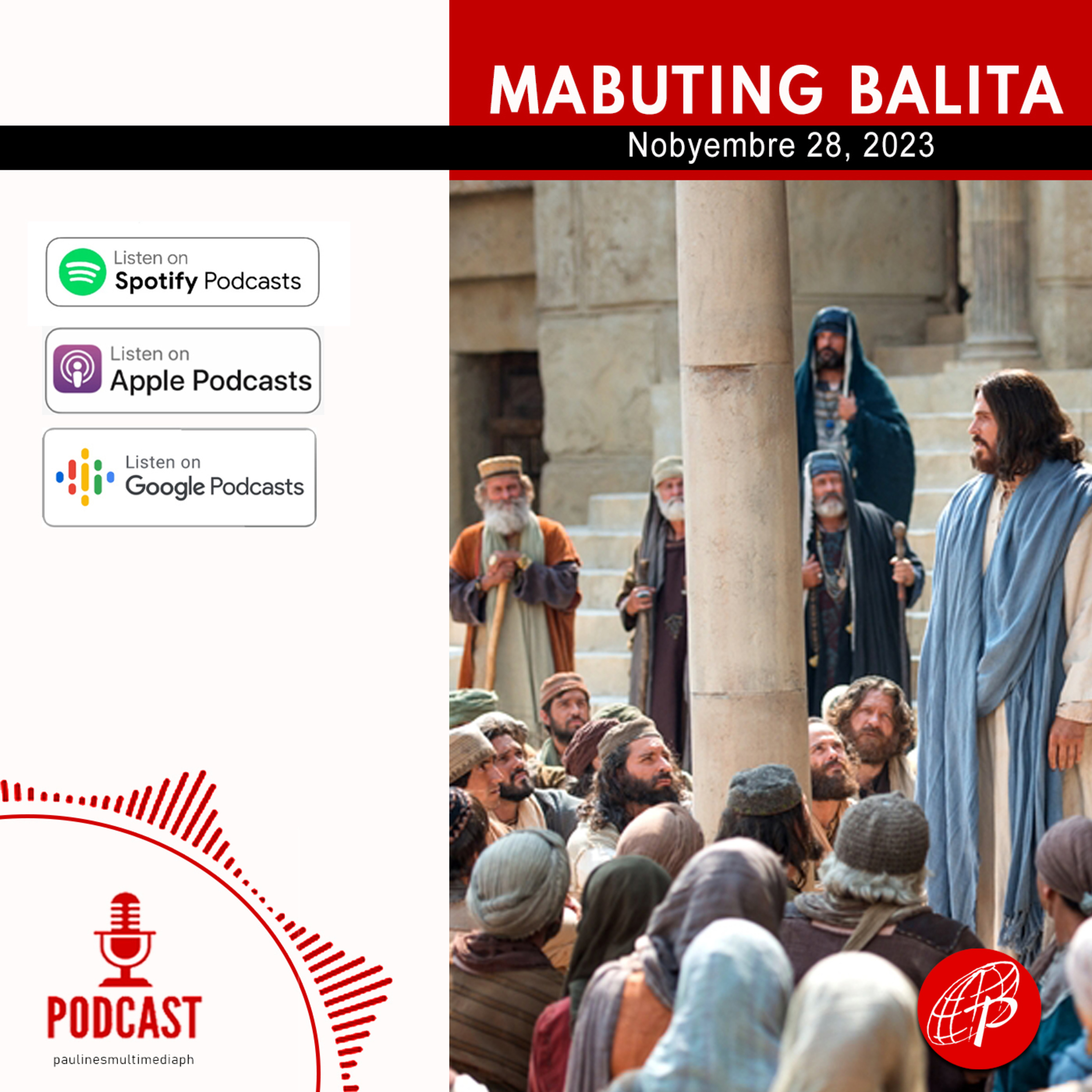 Mabuting Balita l Nobyembre 28, 2023 – Martes l Ika-34 na Linggo sa Karaniwang Panahon episode artwork