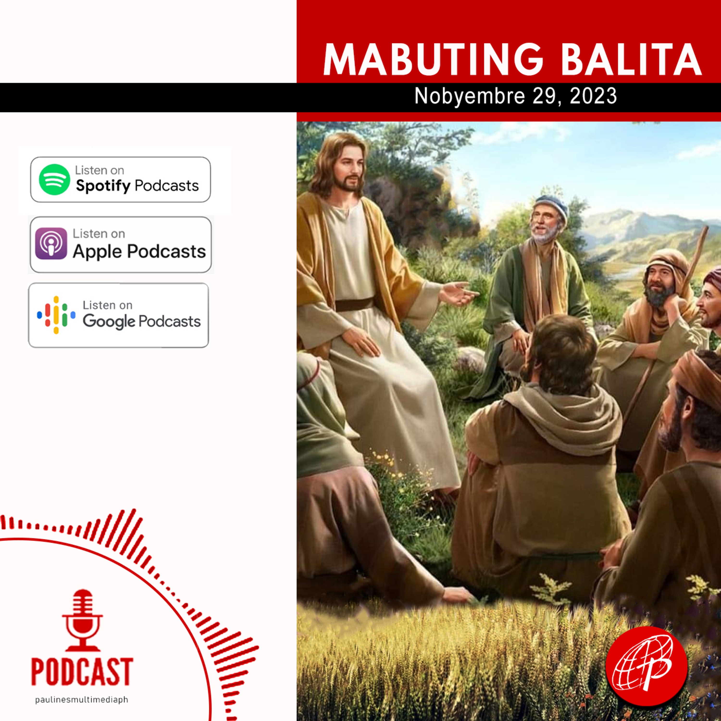 Mabuting Balita l Nobyembre 29, 2023 – Miyerkules l Ika-34 na Linggo sa Karaniwang Panahon episode artwork