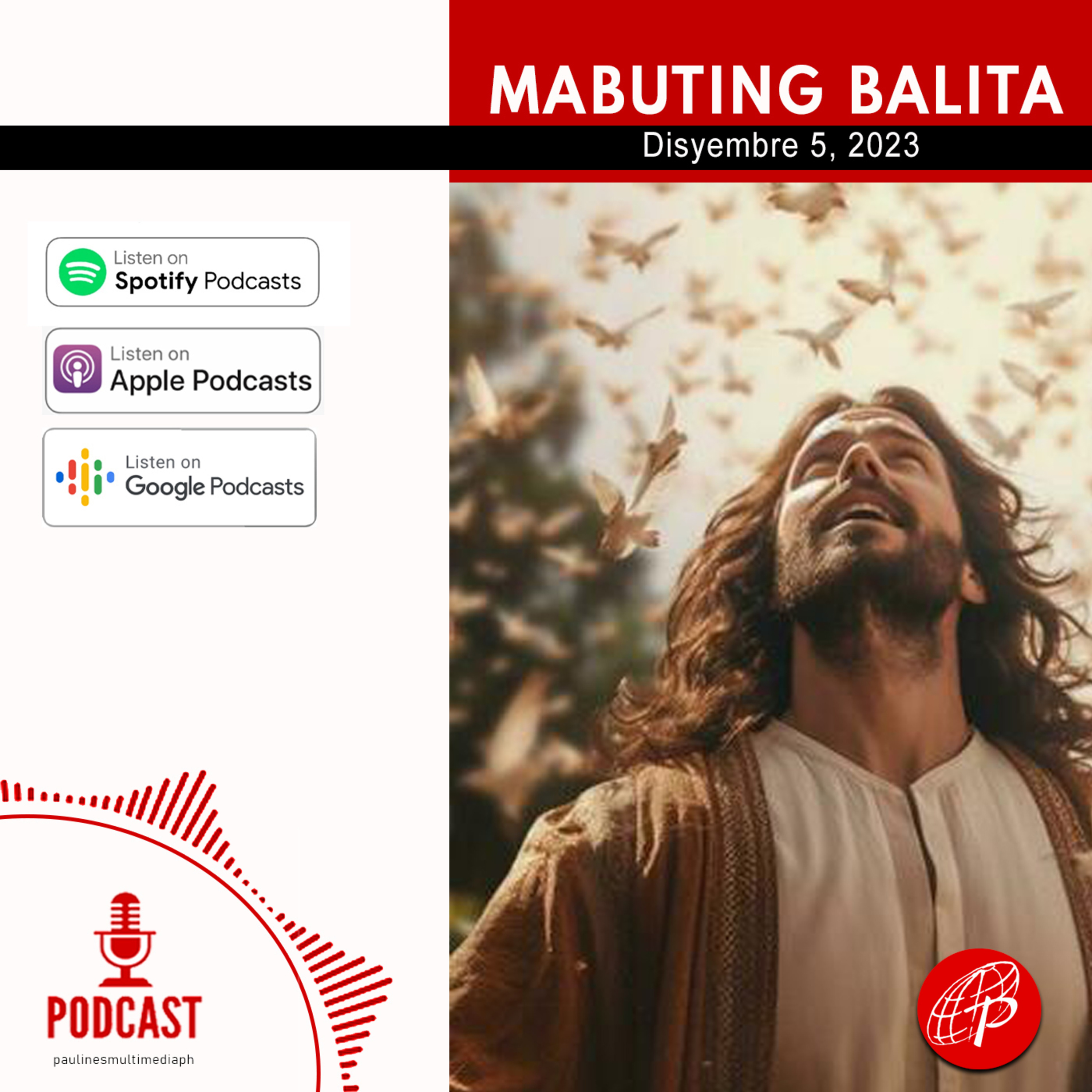 Mabuting Balita l Disyembre 5, 2023 – Martes l Unang Linggo ng Adbiyento episode artwork