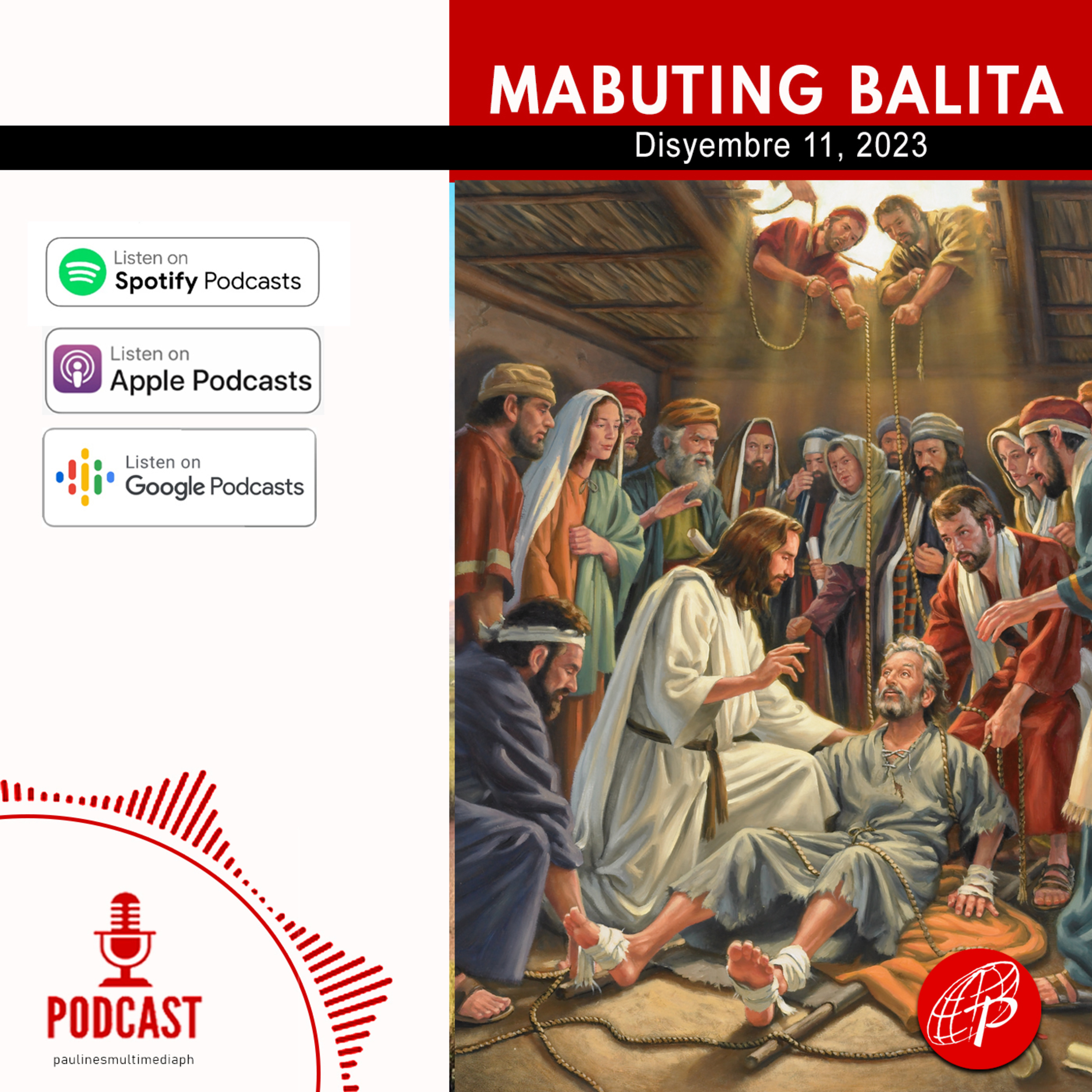 Mabuting Balita l Disyembre 11, 2023 - Lunes l Ikalawang Linggo ng Adbiyento episode artwork