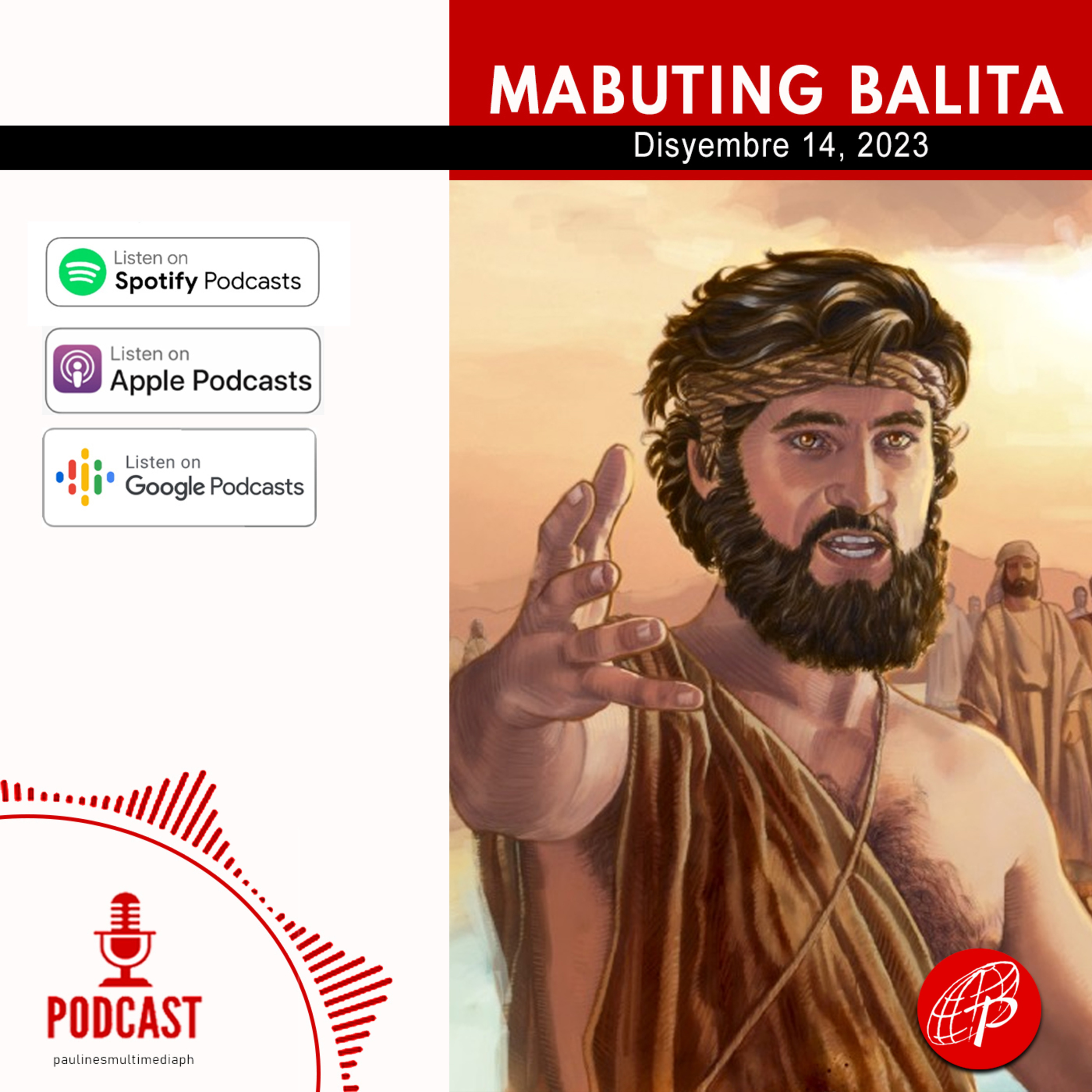  Mabuting Balita l Disyembre 14, 2023 – Huwebes l Ikalawang Linggo ng Adbiyento	 episode artwork