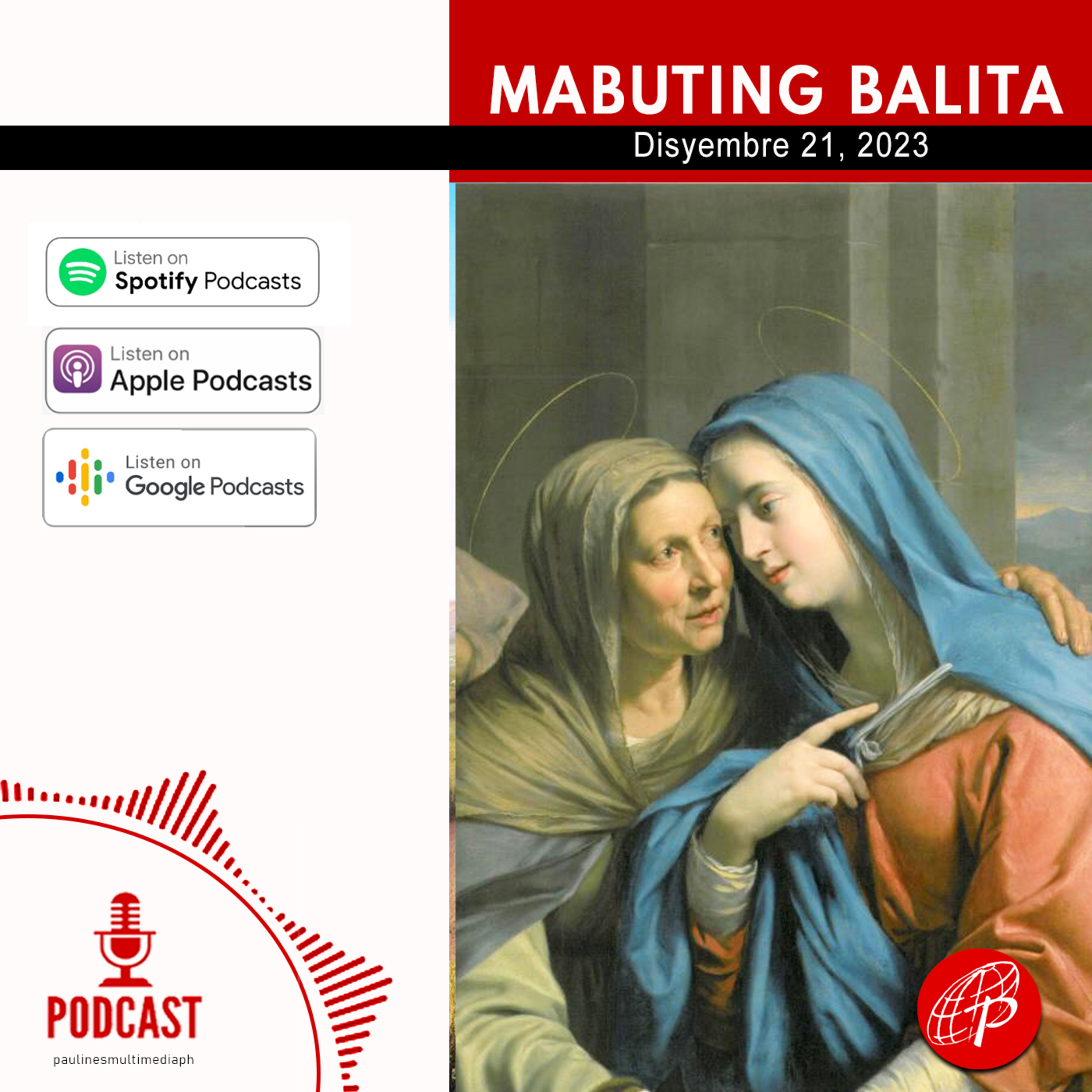 Mabuting Balita l Disyembre 21, 2023 – Huwebes l Huling Linggo ng Adbiyento episode artwork