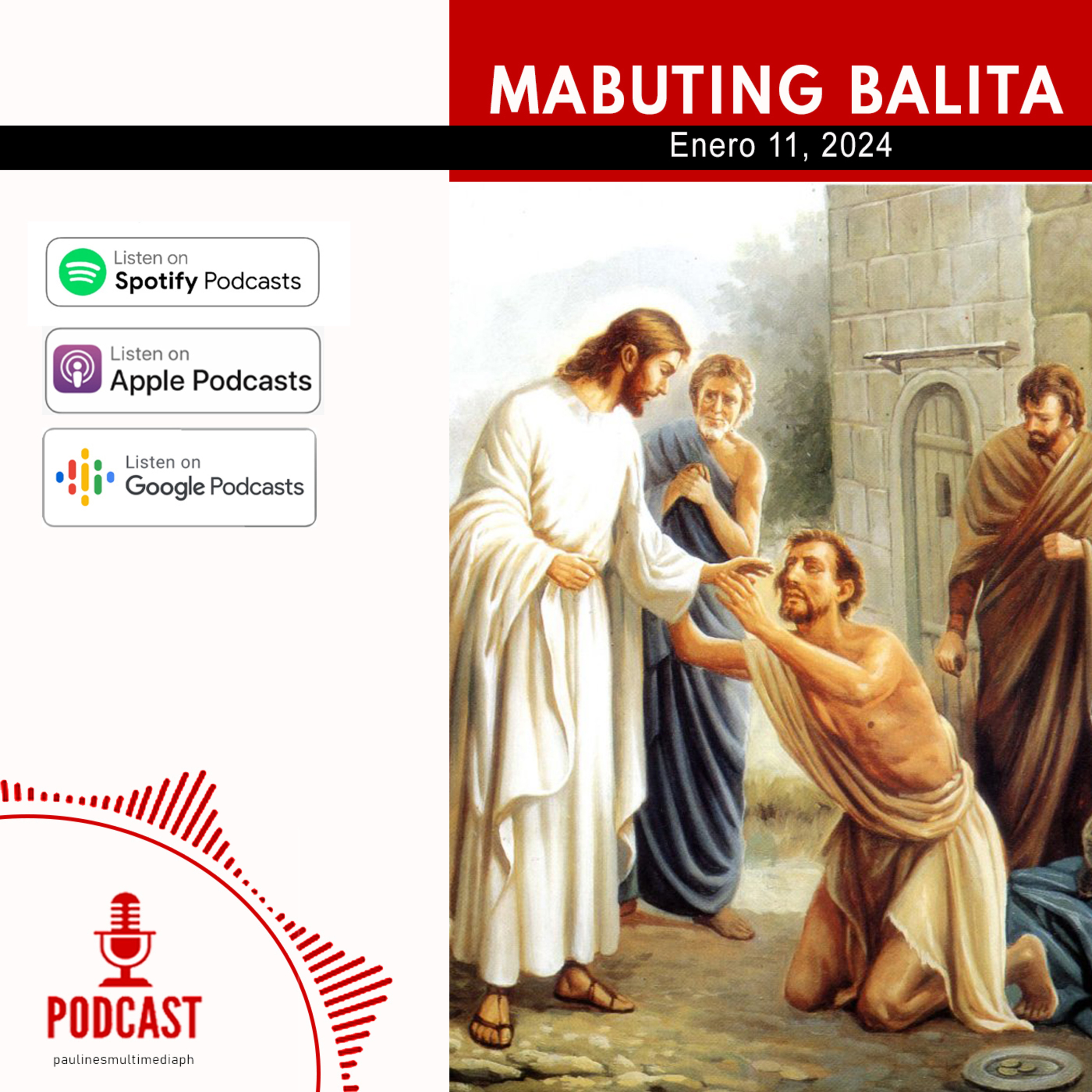 Mabuting Balita l Enero 11, 2024 - Huwebes l Unang Linggo ng Karaniwang Panahon episode artwork