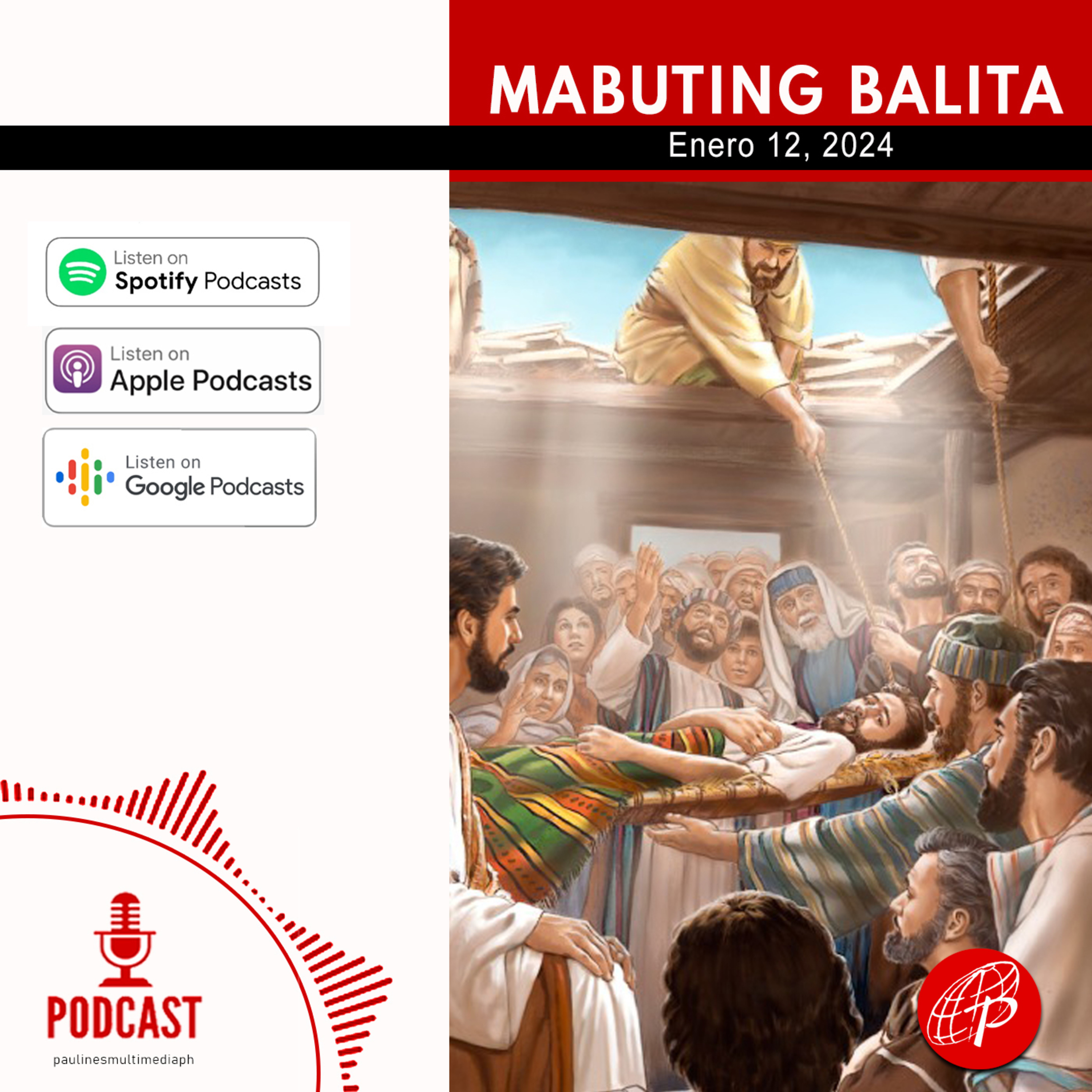 Mabuting Balita l Enero 12, 2024 – Biyernes l Unang Linggo ng Karaniwang Panahon episode artwork