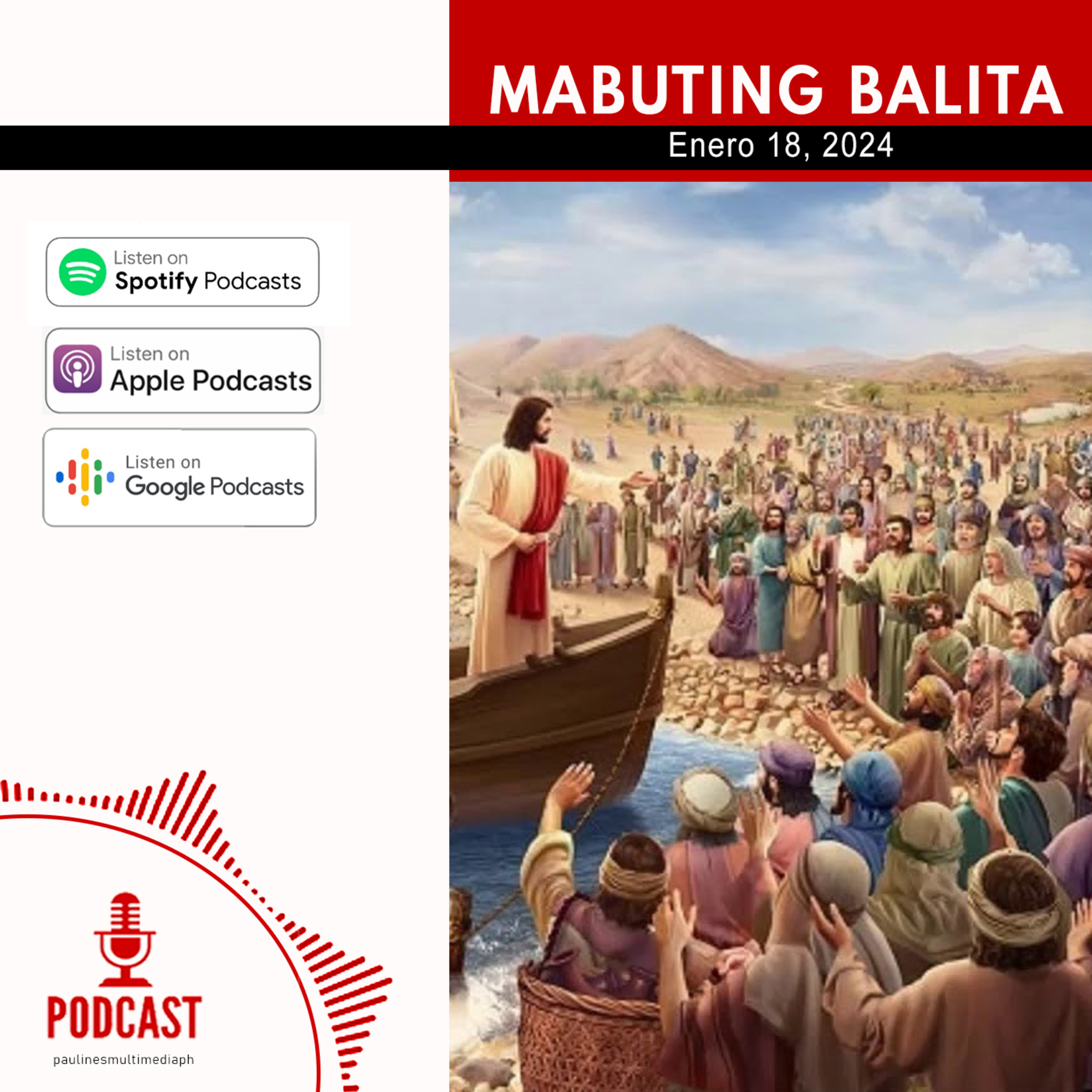 Mabuting Balita l Enero 18, 2024 – Huwebes l Ikalawang Linggo ng Taon	 episode artwork
