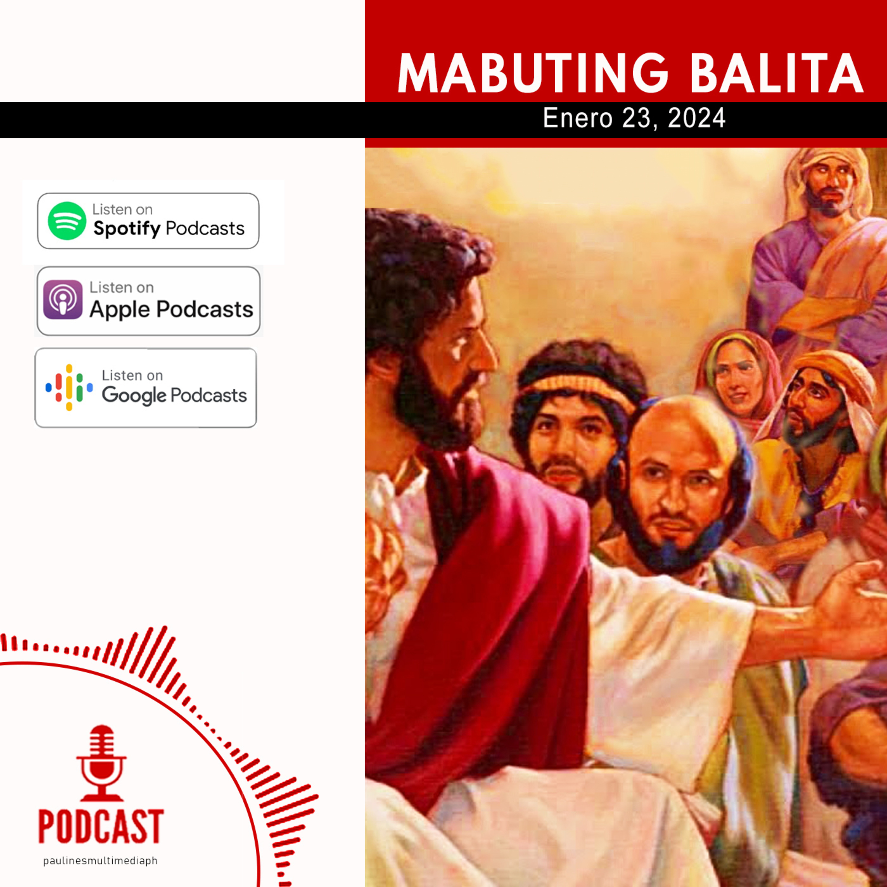 Mabuting Balita l Enero 23, 2024 – Martes l Ikatlong Linggo ng Karaniwang Panahon episode artwork
