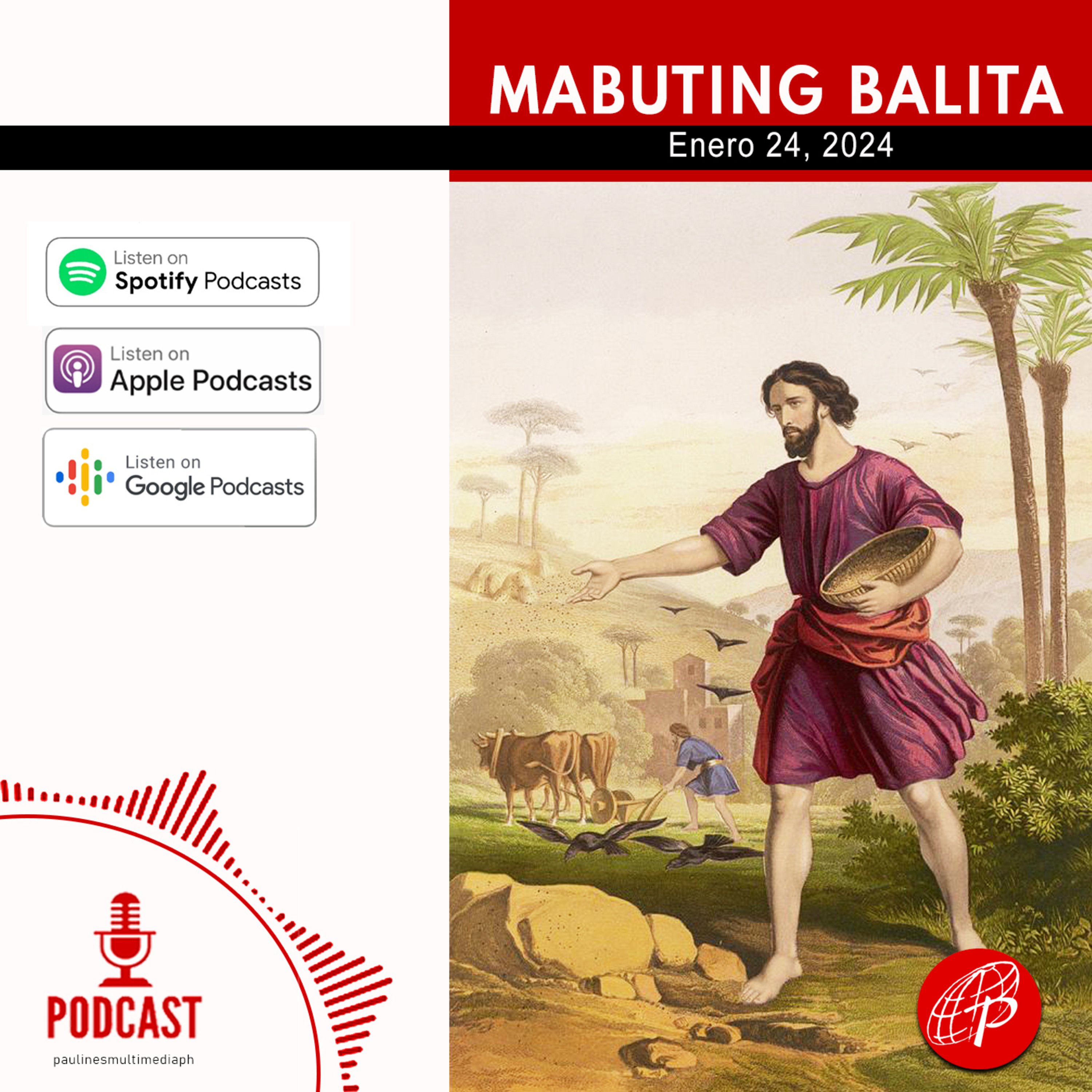 Mabuting Balita l Enero 24, 2024 – Miyerkules l Ikatlong Linggo ng Karaniwang Panahon episode artwork