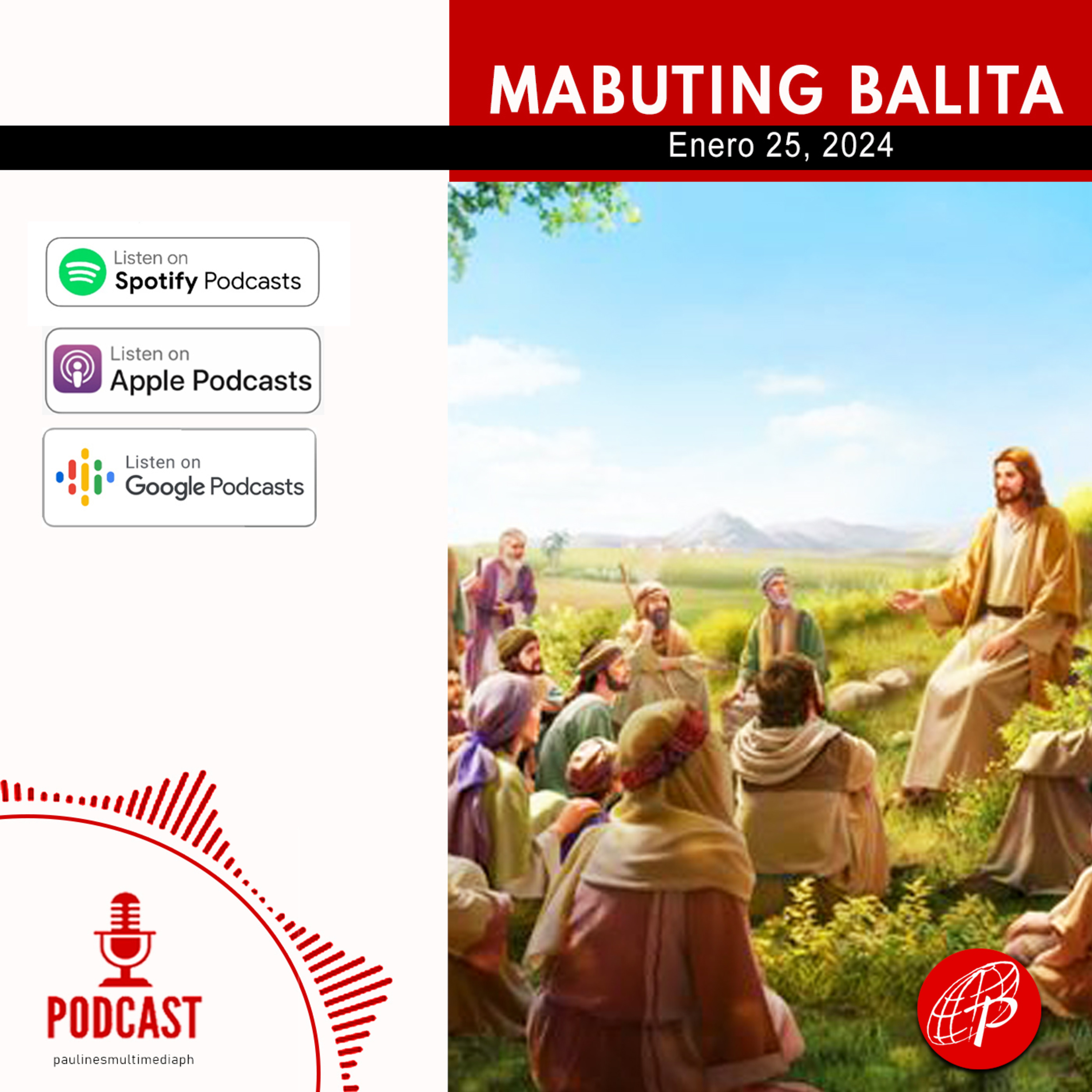 Mabuting Balita l Enero 25, 2024 – Huwebes l Ikatlong Linggo ng Karaniwang Panahon episode artwork