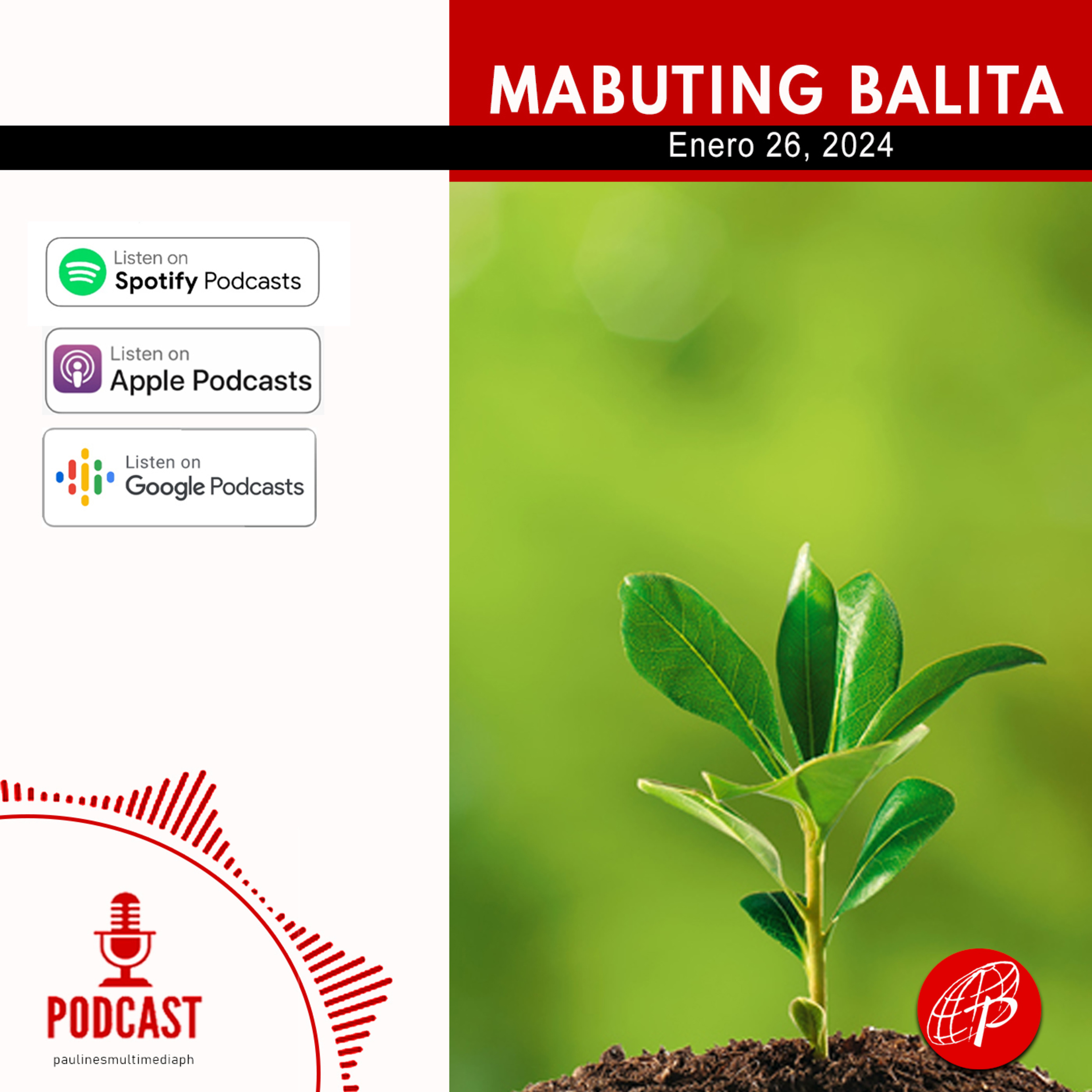Mabuting Balita l Enero 26, 2024 – Biyernes l Ikatlong Linggo ng Karaniwang Panahon episode artwork