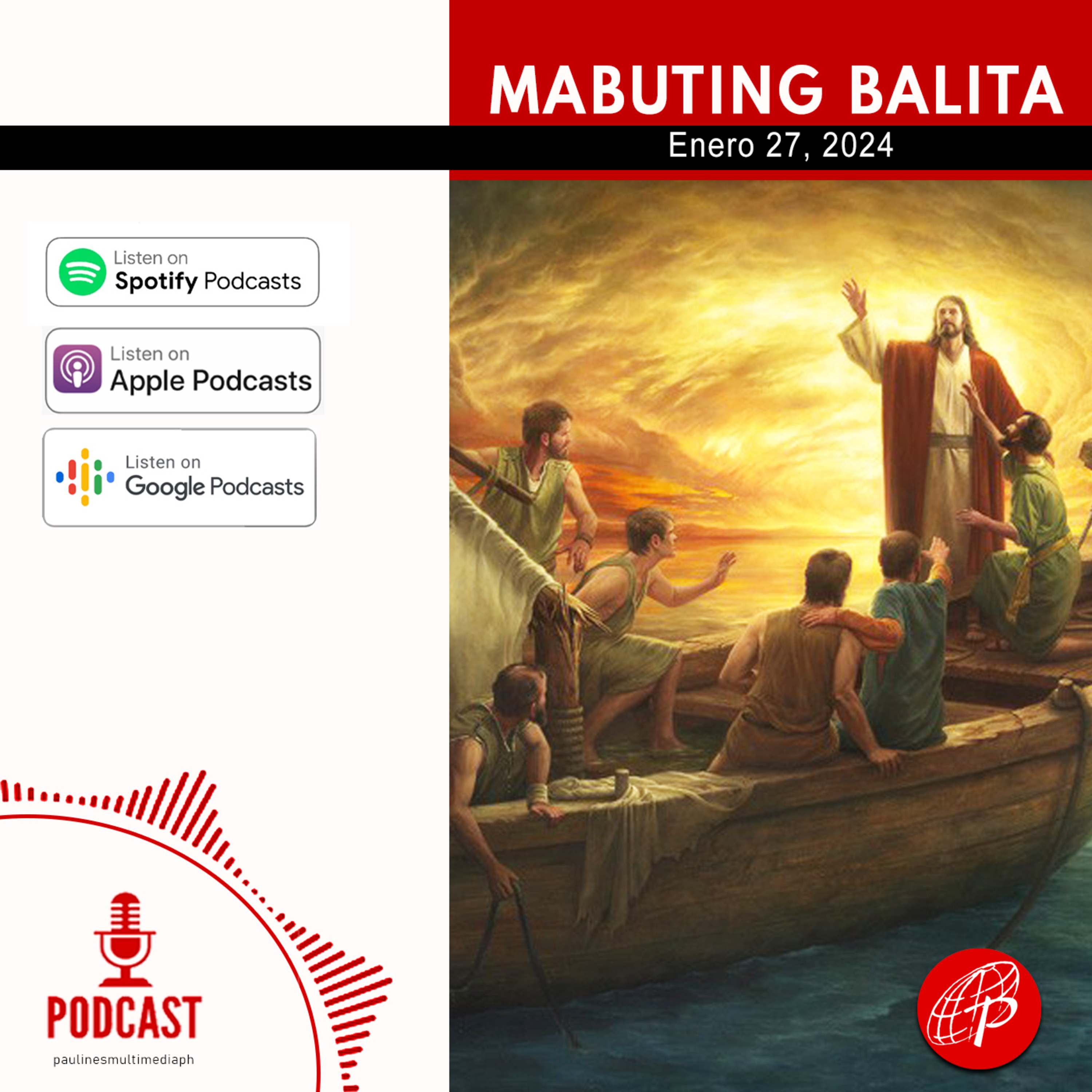 Mabuting Balita l Enero 27, 2024 – Sabado l Ikatlong Linggo ng Karaniwang Panahon episode artwork
