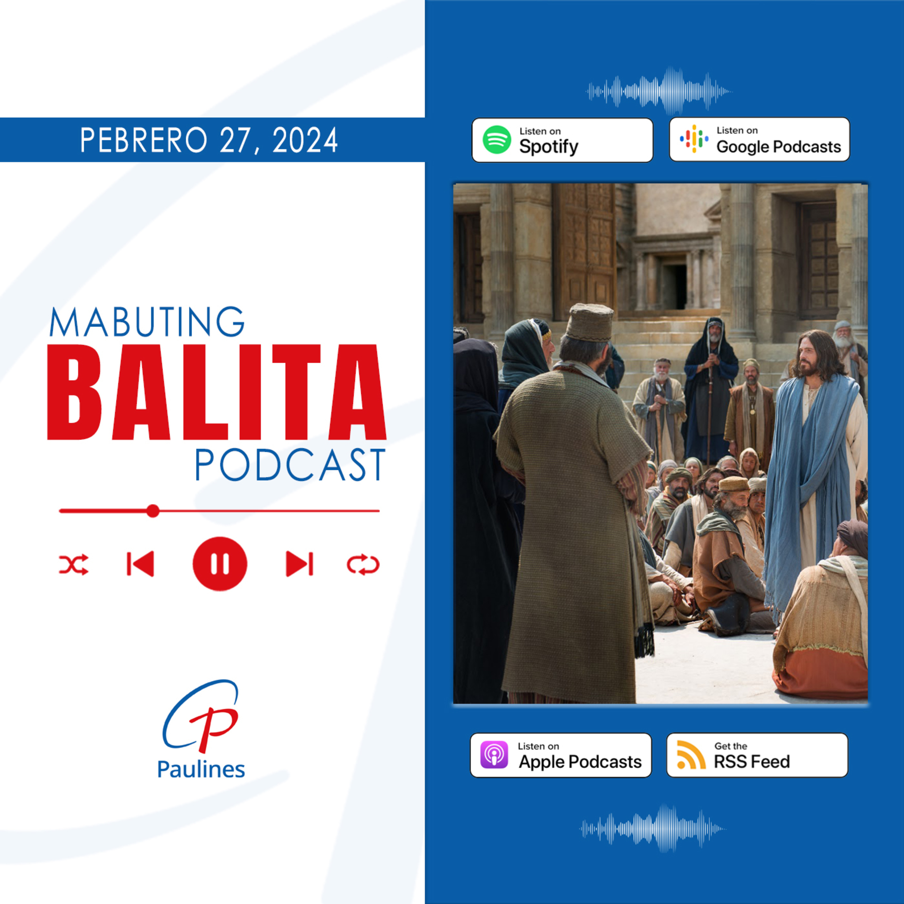 Mabuting Balita l Pebrero 27, 2024 – Martes l Ikalawang Linggo ng Kuwaresma episode artwork
