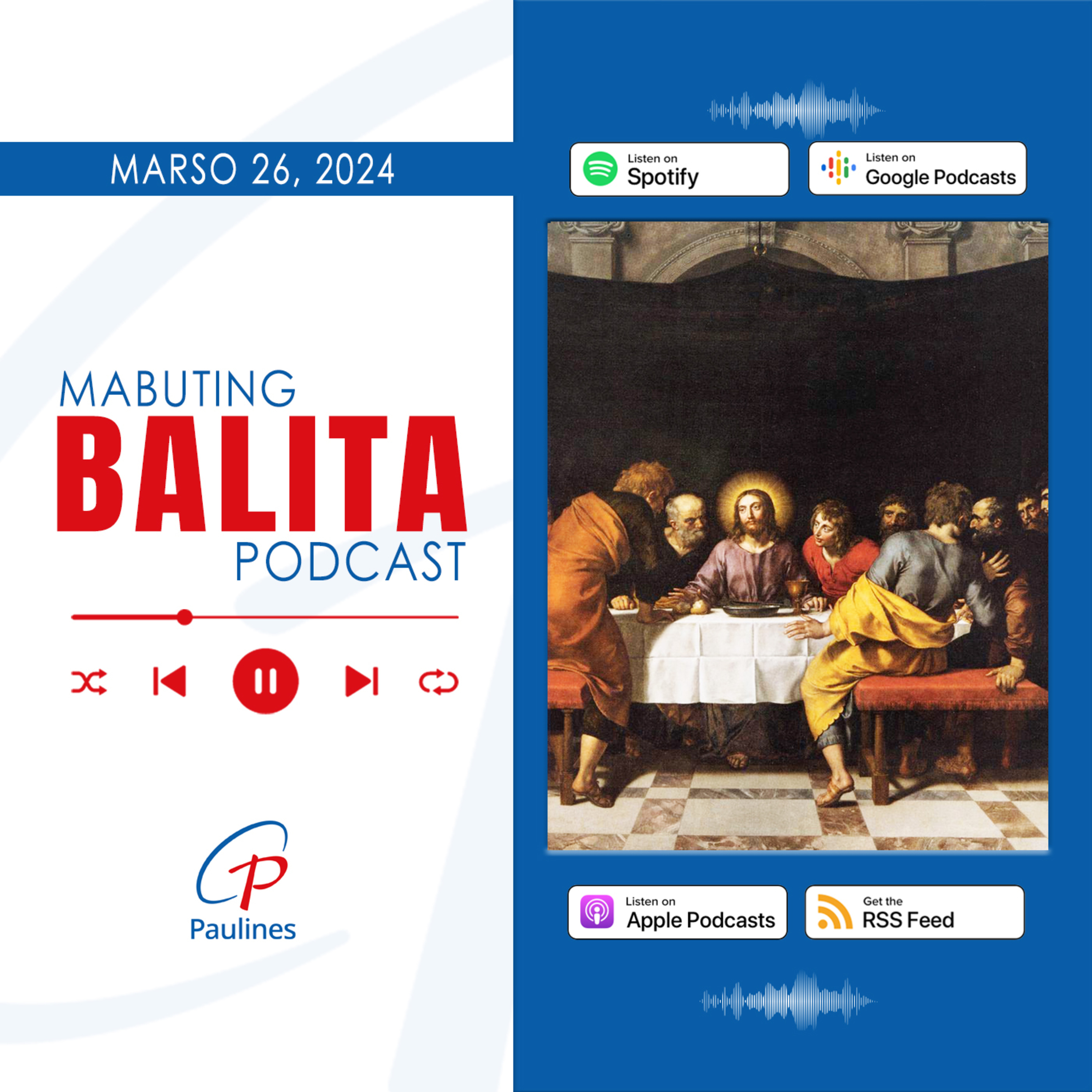 Mabuting Balita l Marso 26, 2024 – Martes Santo episode artwork