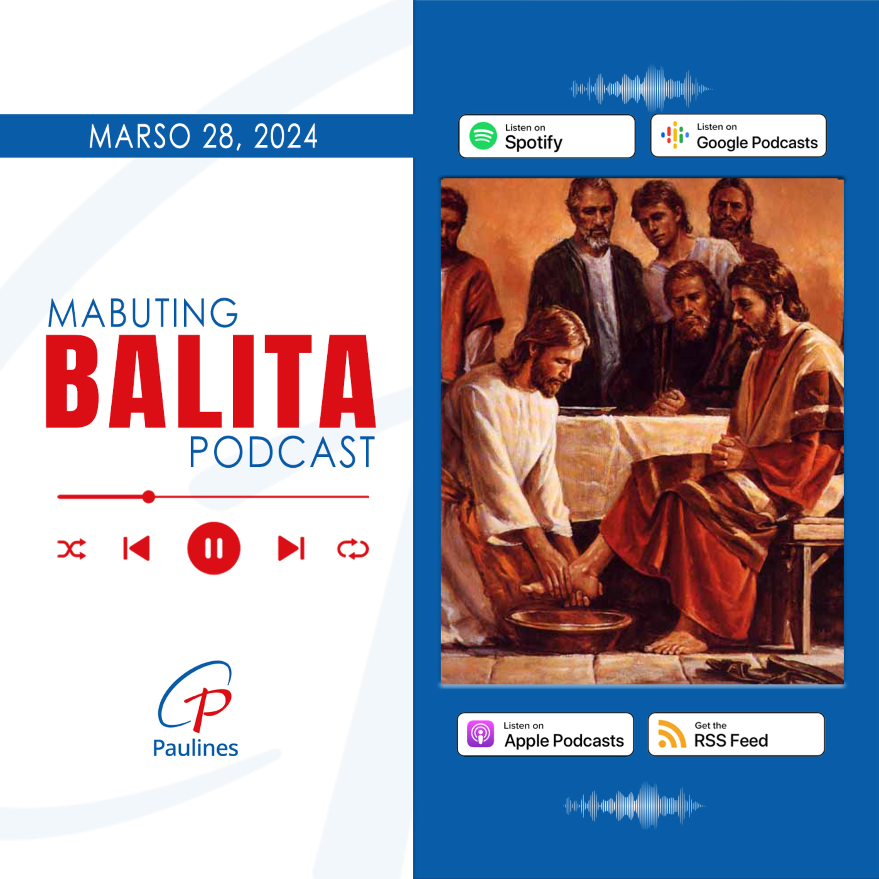  Mabuting Balita l Marso 28, 2024 – Huwebes Santo episode artwork