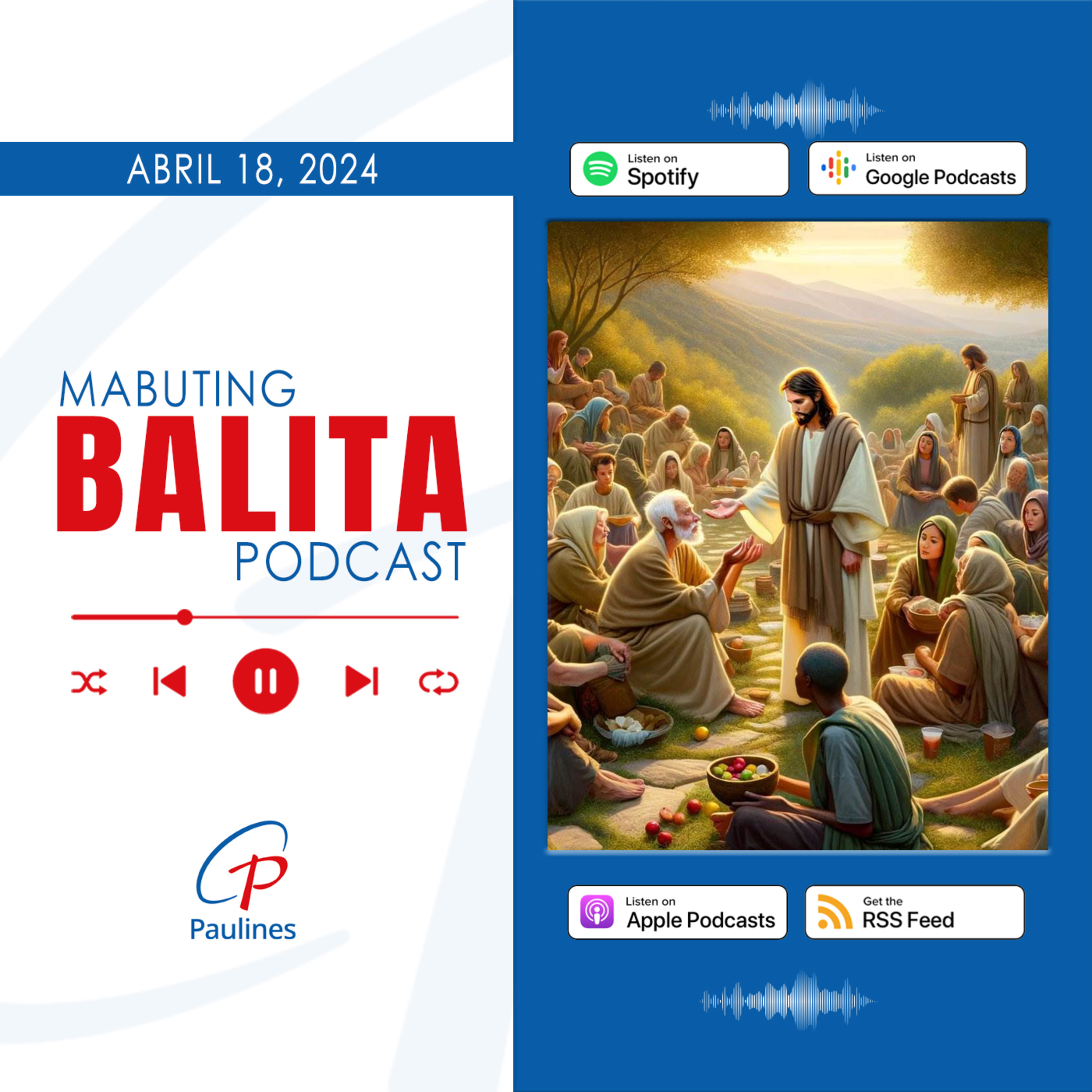  Mabuting Balita l Abril 18, 2024 - Huwebes  episode artwork