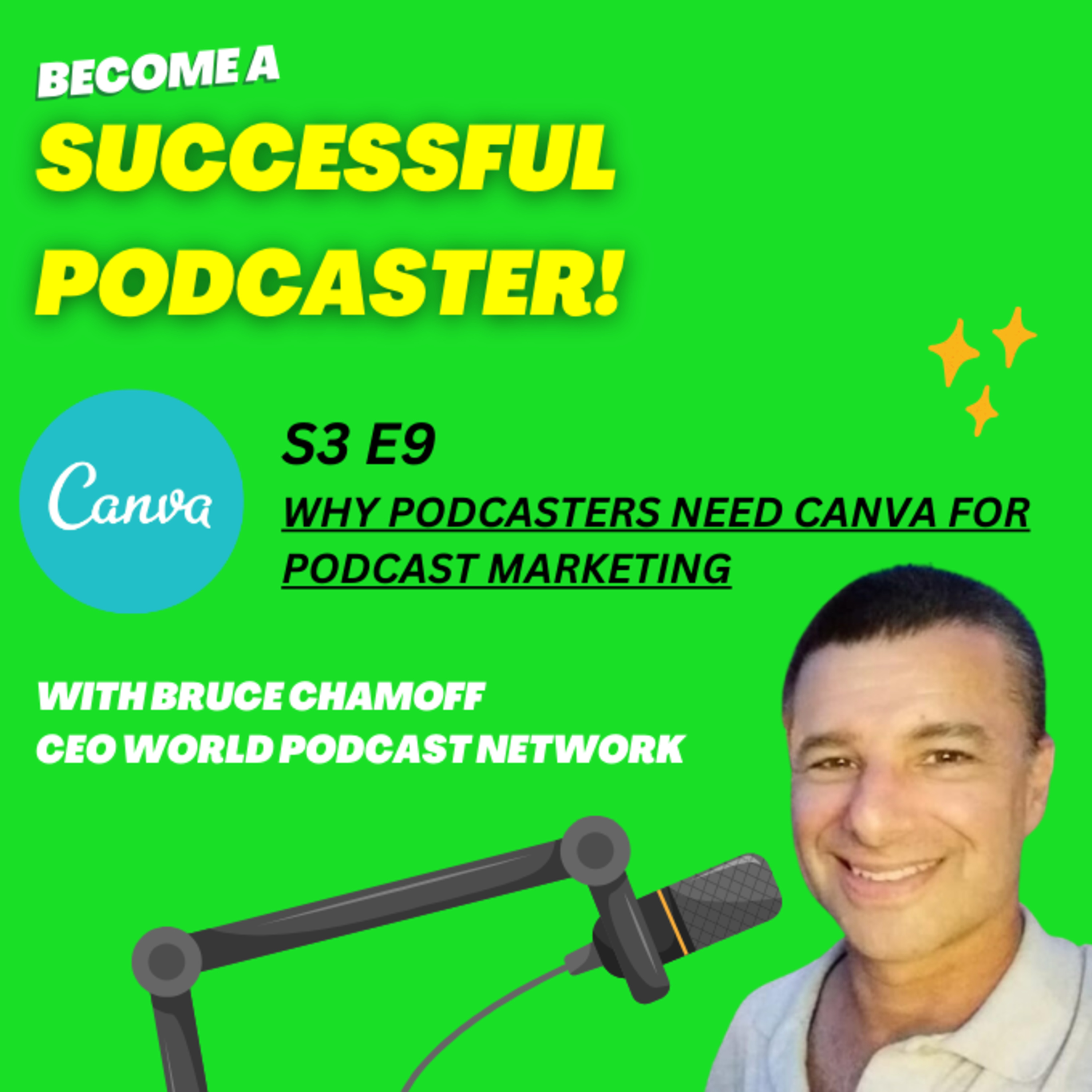 S3 E9 Why Podcasters Need Canva for Podcast Marketing