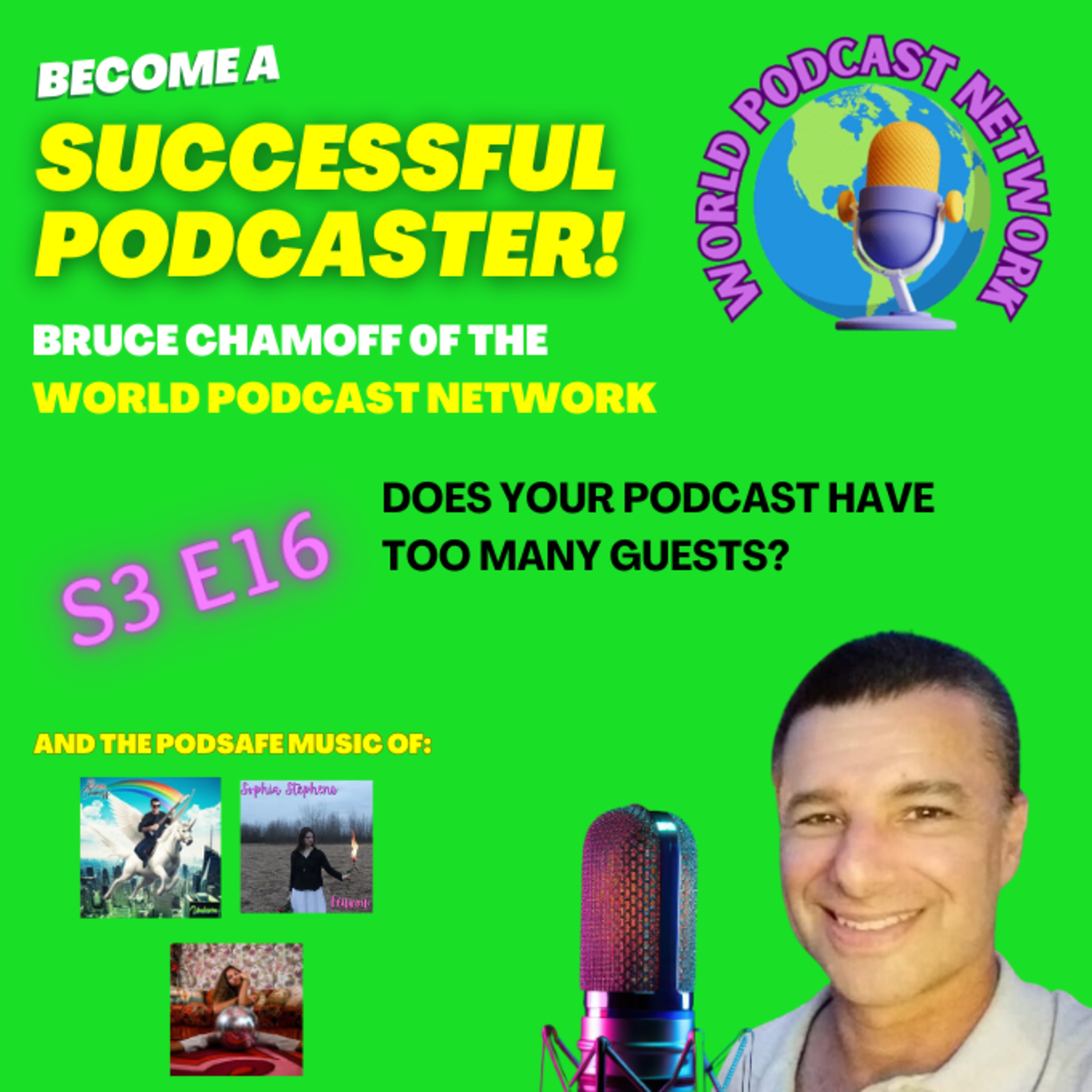 Become a Successful Podcaster With Bruce Chamoff - Learn audience growth, monetization, success!