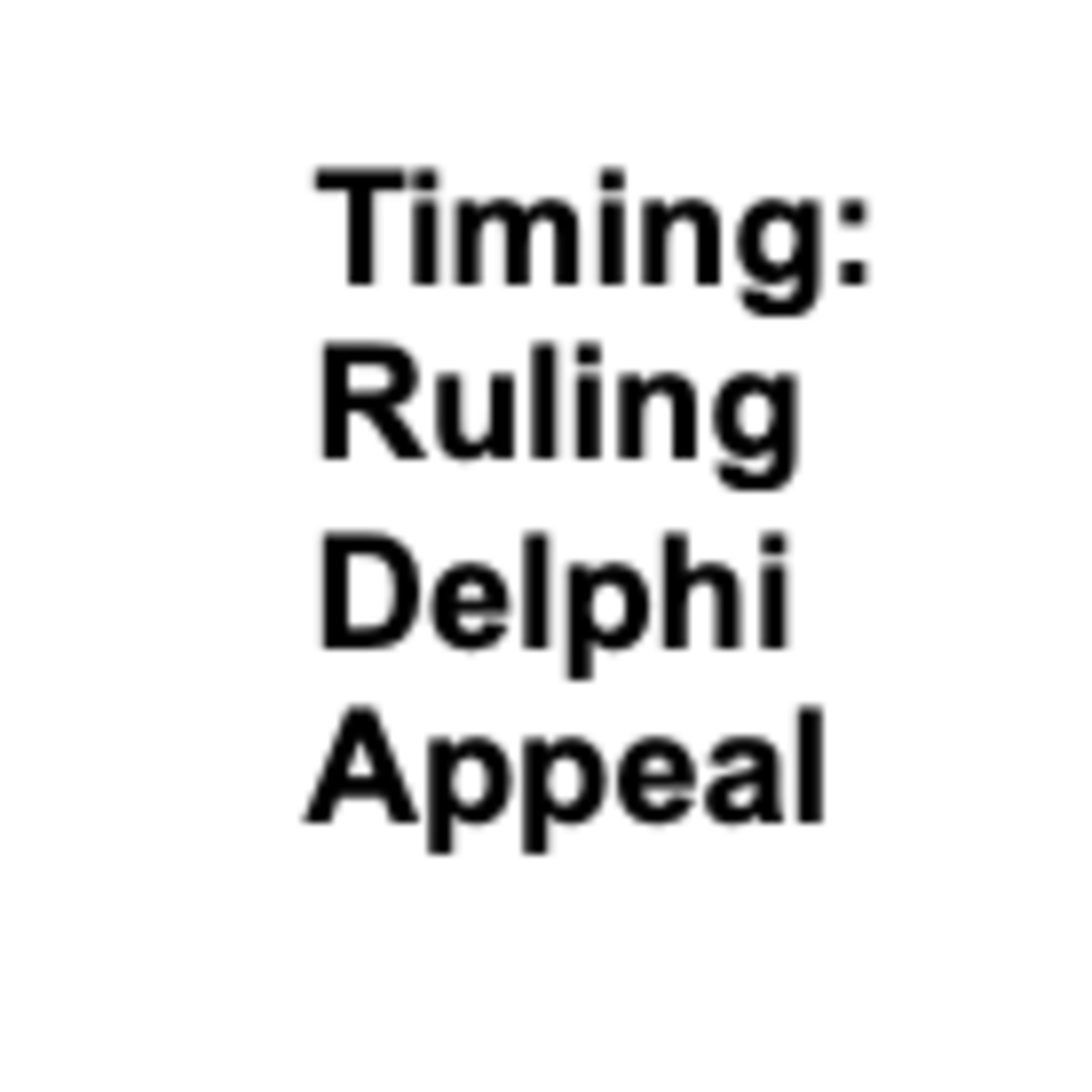 Timing for a Ruling in the Delphi Appeal, Allen v. Indiana (Opinion) episode artwork