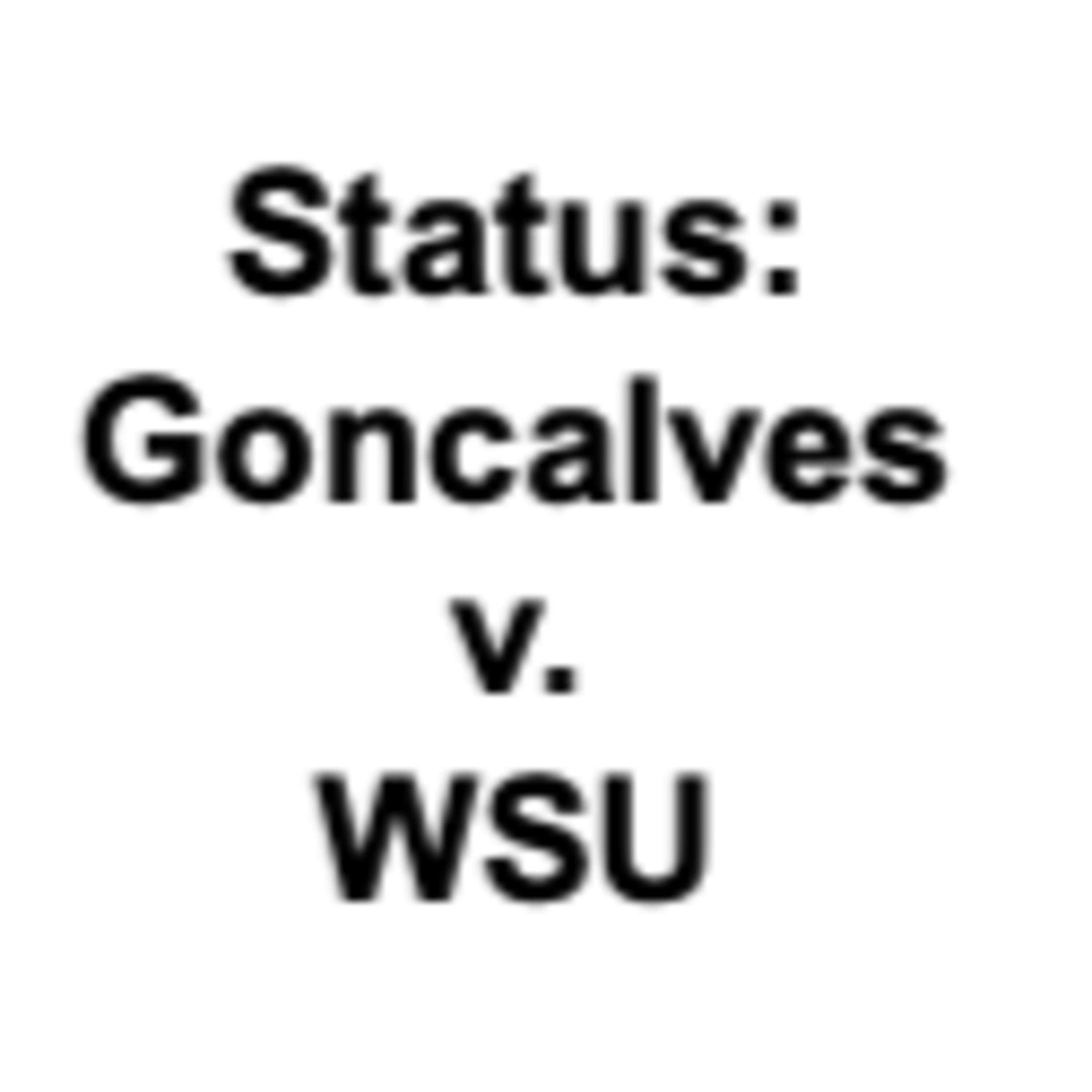 Up-to-the-Minute Status of Goncalves et al. v. WSU (Opinion) episode artwork