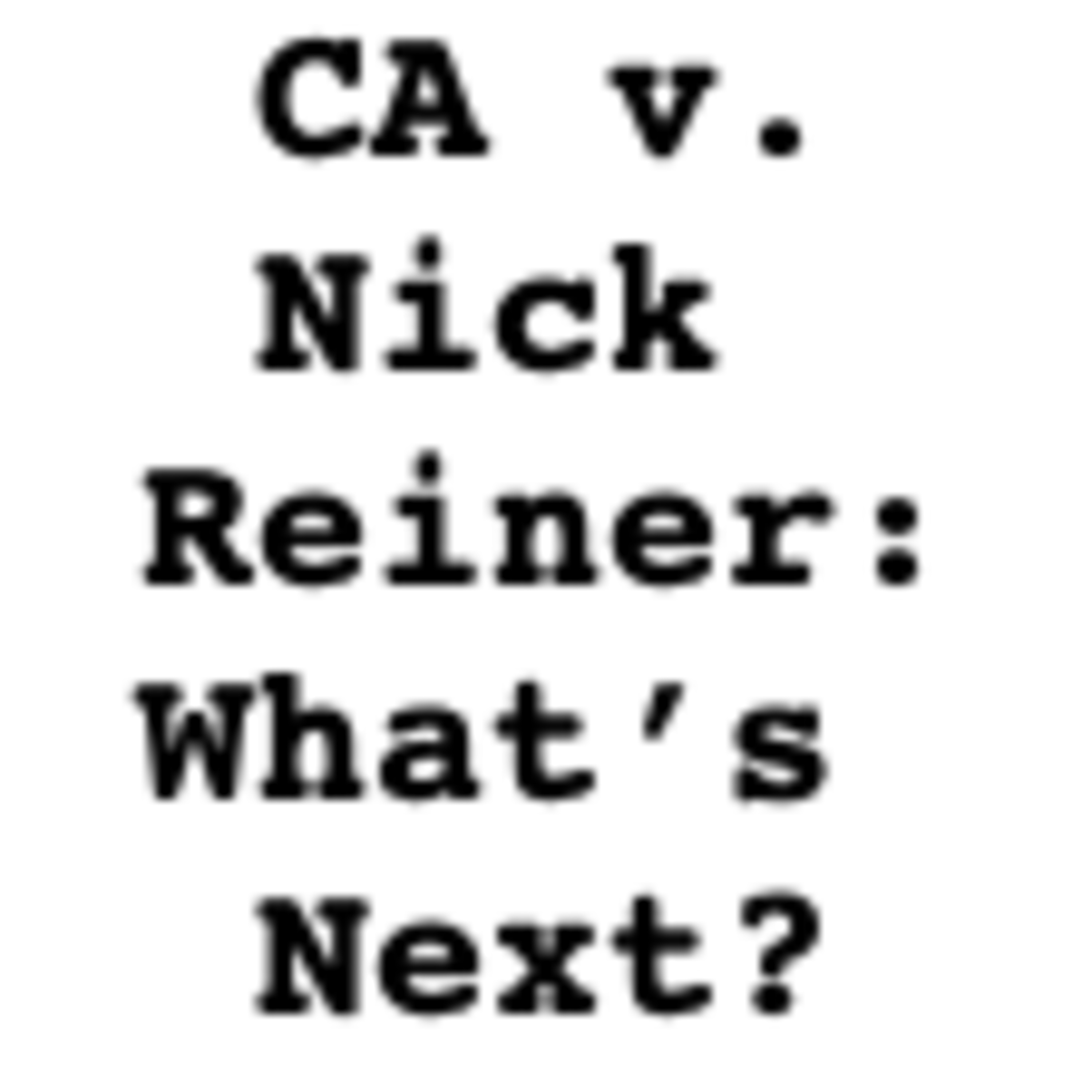 Update RE: California v Nick Reiner (Rob/Michelle Reiner Case) episode artwork