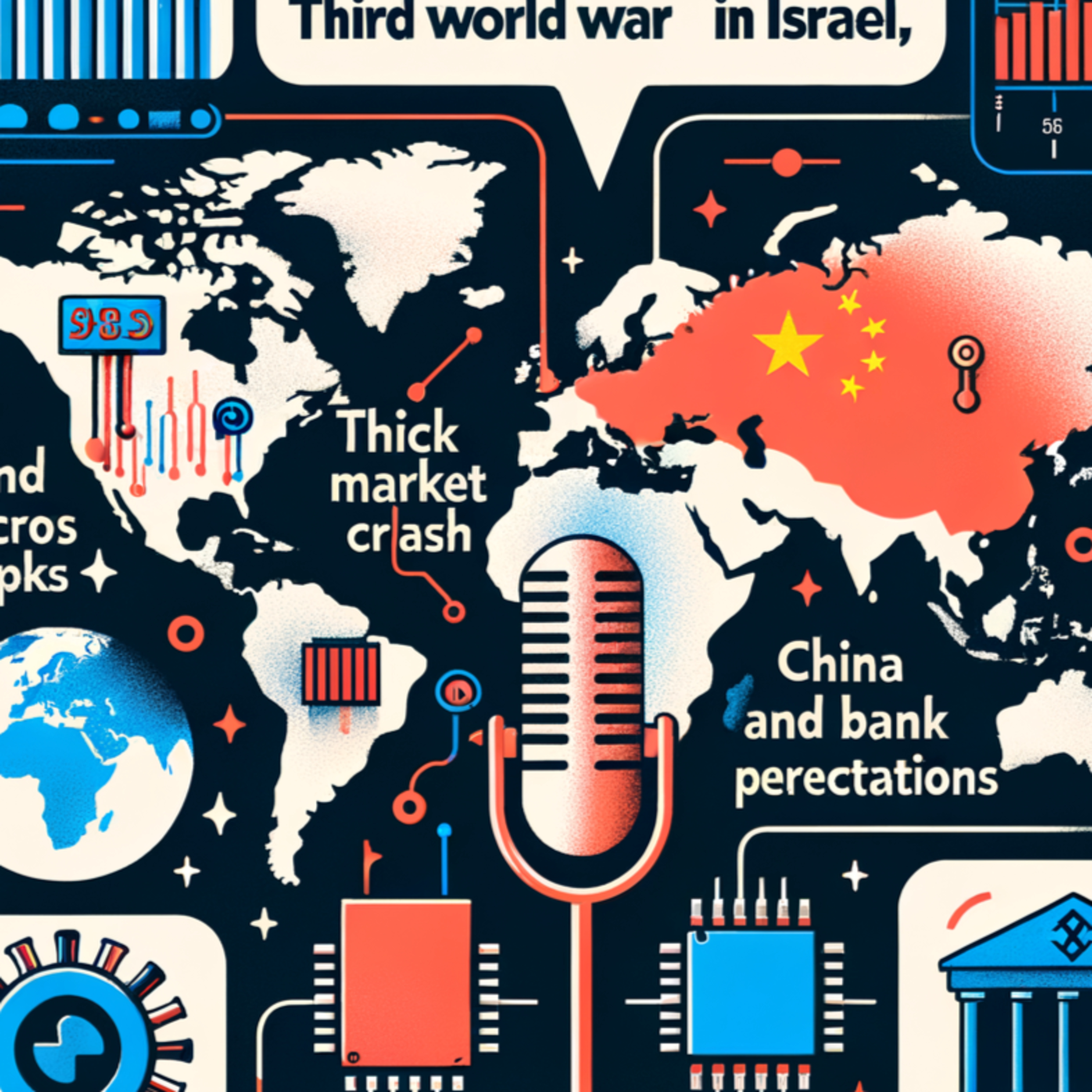 🎙️ Posible Crash Bursátil, Tercera Guerra Mundial en Israel, China y los Microchips, y Persecuciones Bancarias