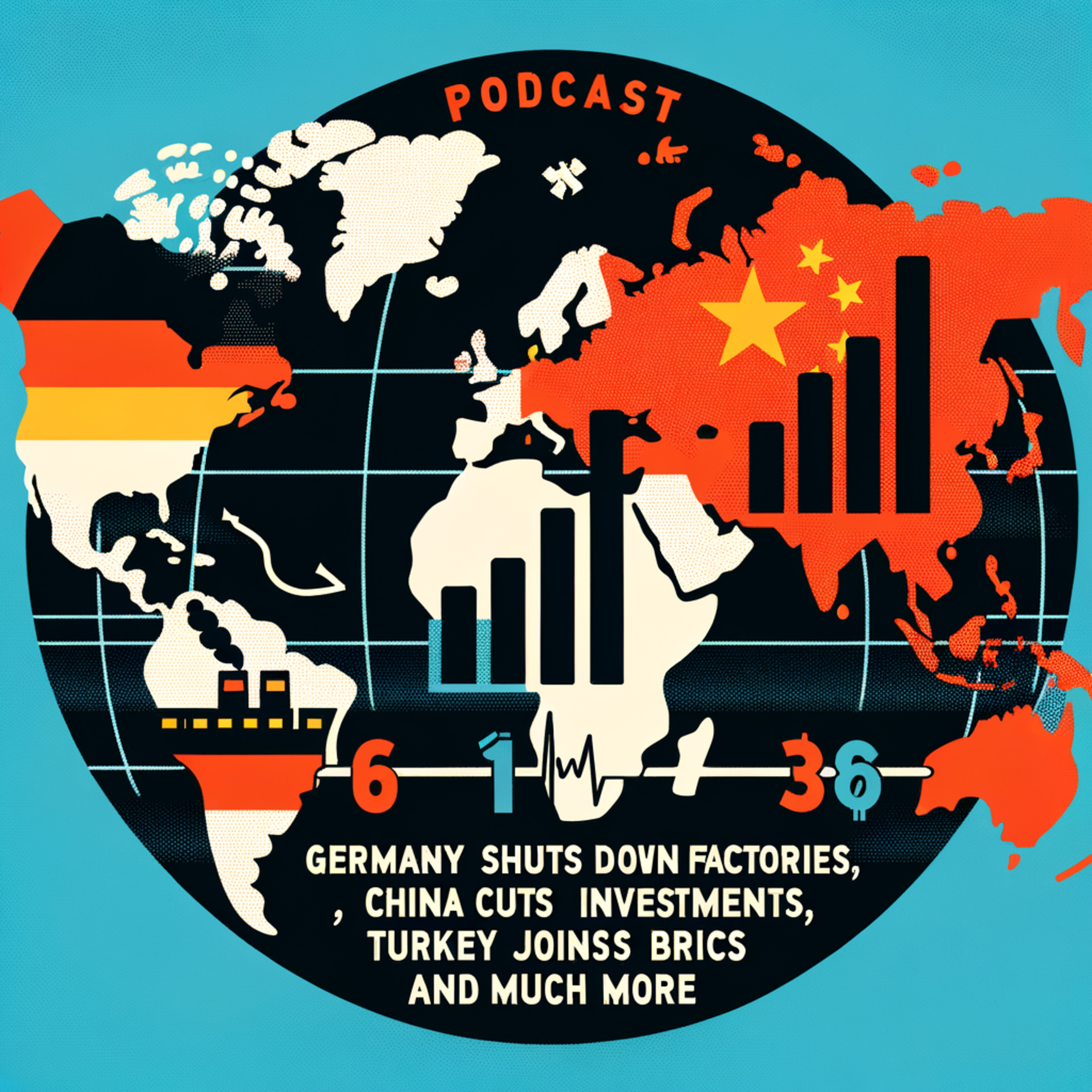 Money Talks - Alemania cierra fábricas, China reduce inversiones, Turquía en los BRICS y mucho más.