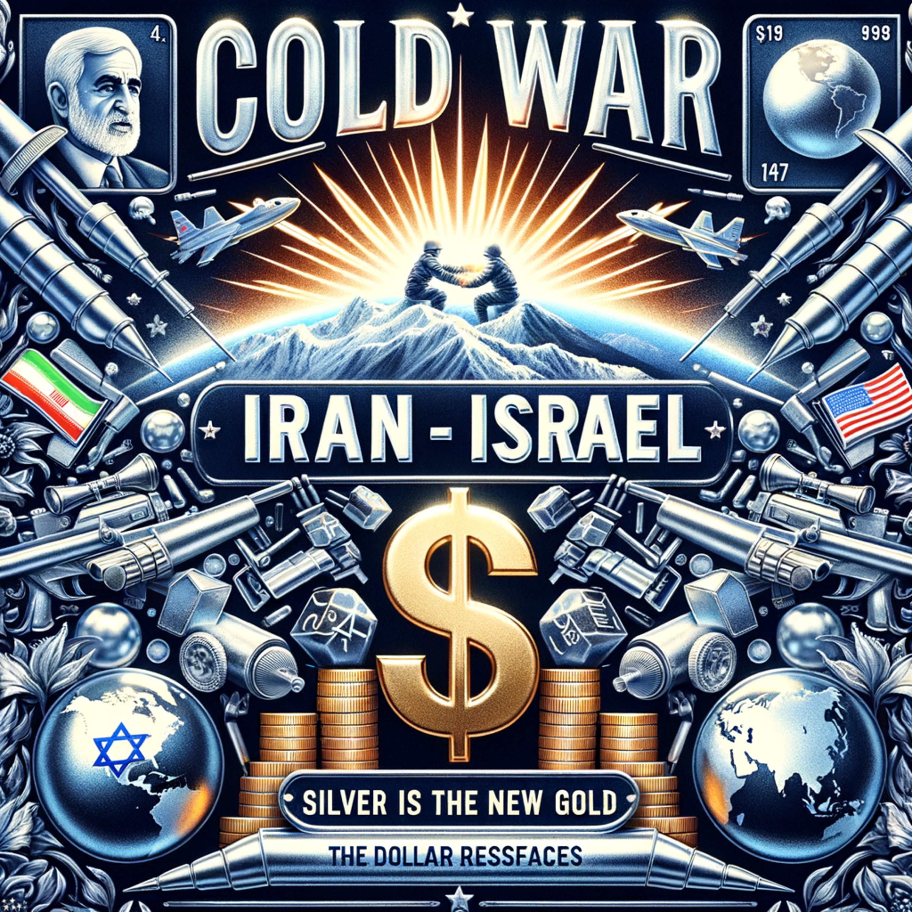 Money Talks - Guerra Fría Irán - Israel, La plata es el nuevo Oro, el dólar resurge.