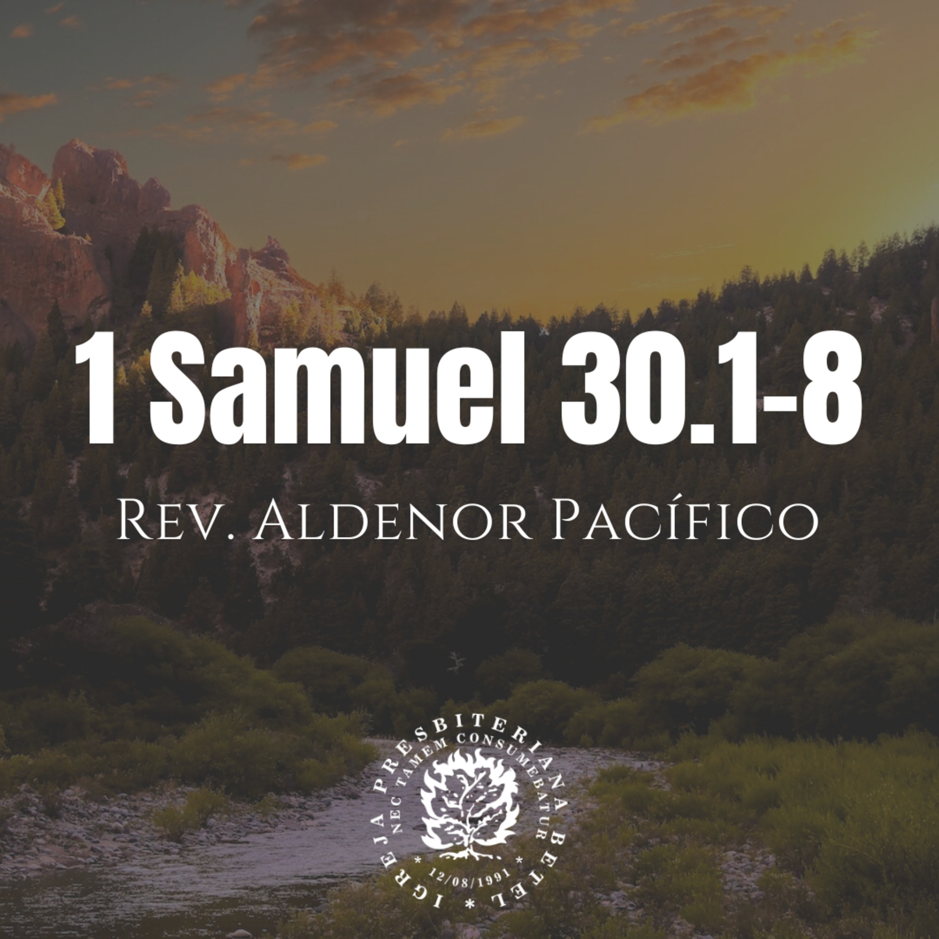 Pregação em 1 Samuel 30.1-8 | Rev. Aldenor Pacífico episode artwork