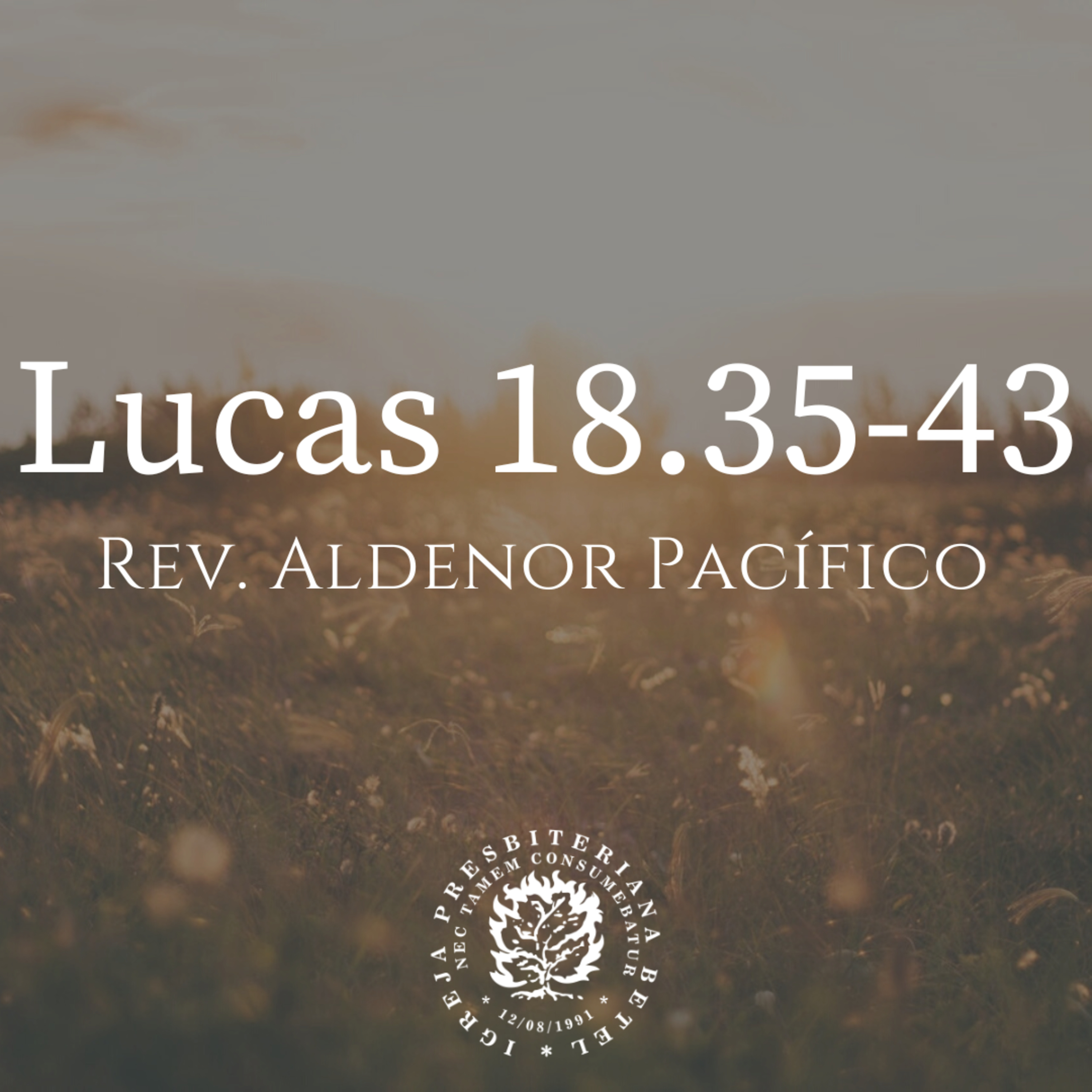 Pregação em Lucas 18.35-43 | Rev. Aldenor Pacífico episode artwork