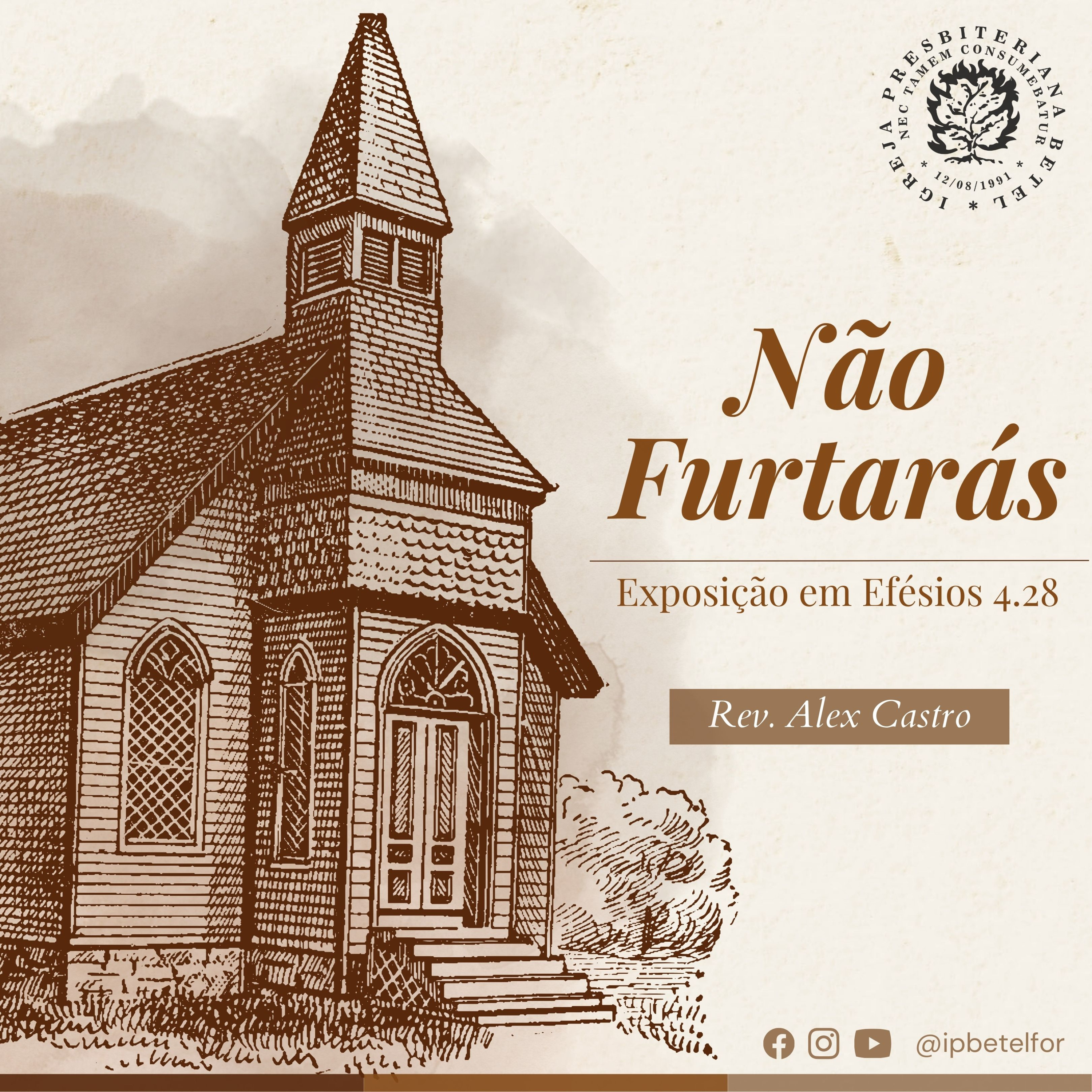Não Furtarás - Exposição em Efésios 4.28 | Rev. Alex Castro episode artwork