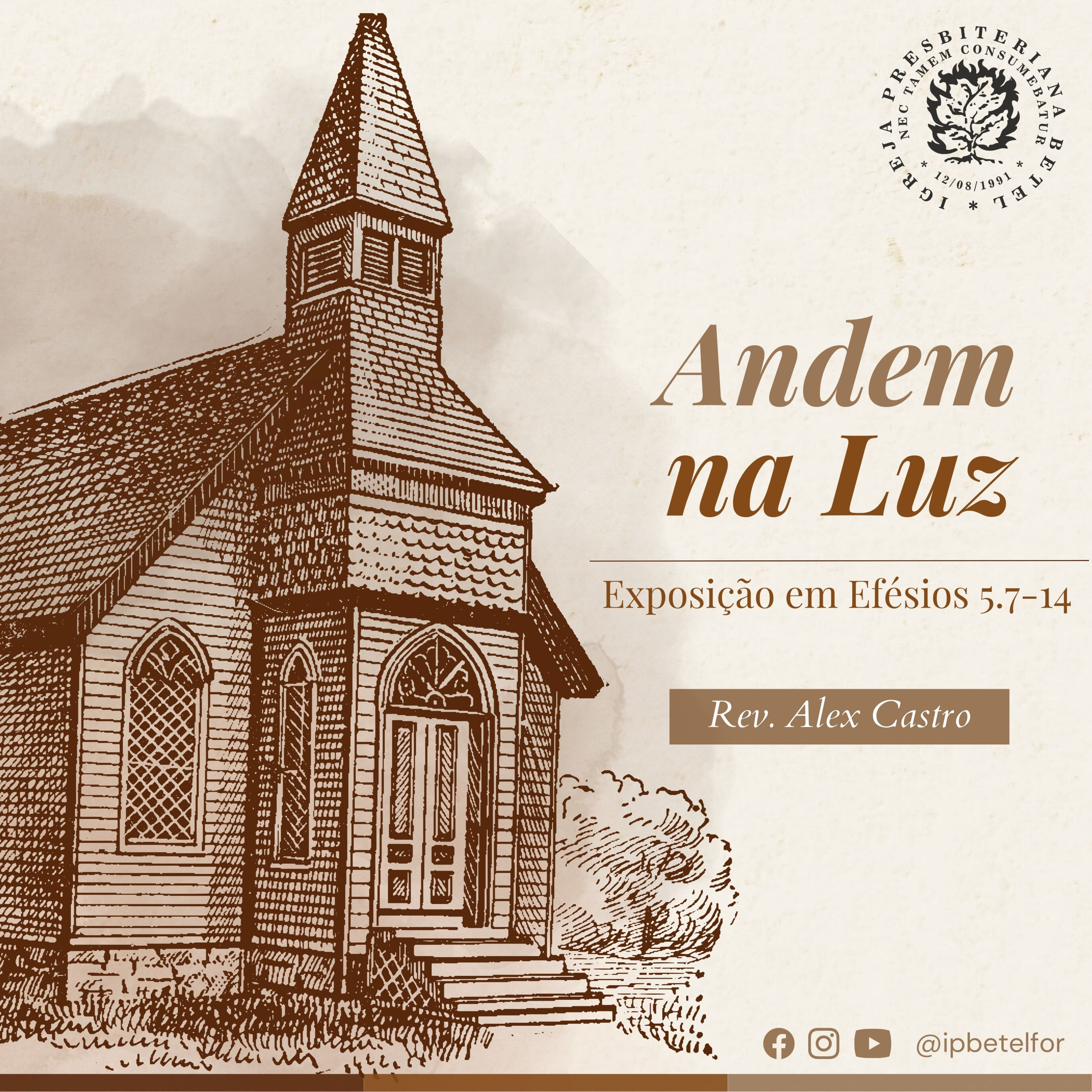Andem na Luz - Exposição em Efésios 5.7-14 | Rev. Alex Castro