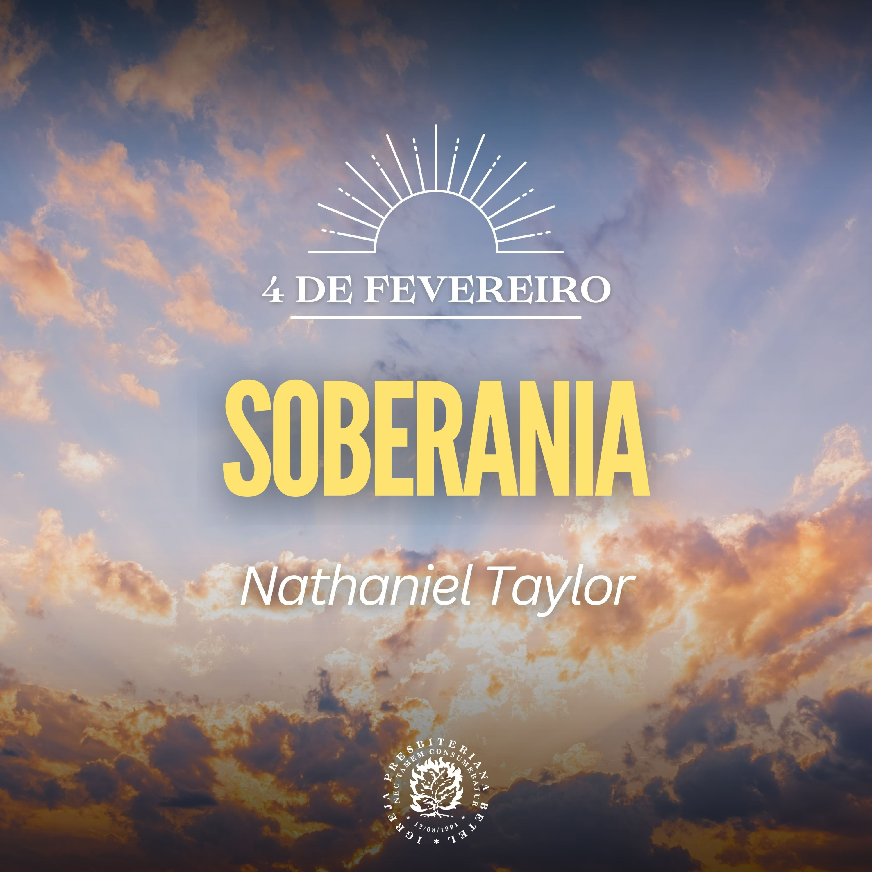 4 de Fevereiro - Soberania | Nathaniel Taylor | Devocional Diário episode artwork