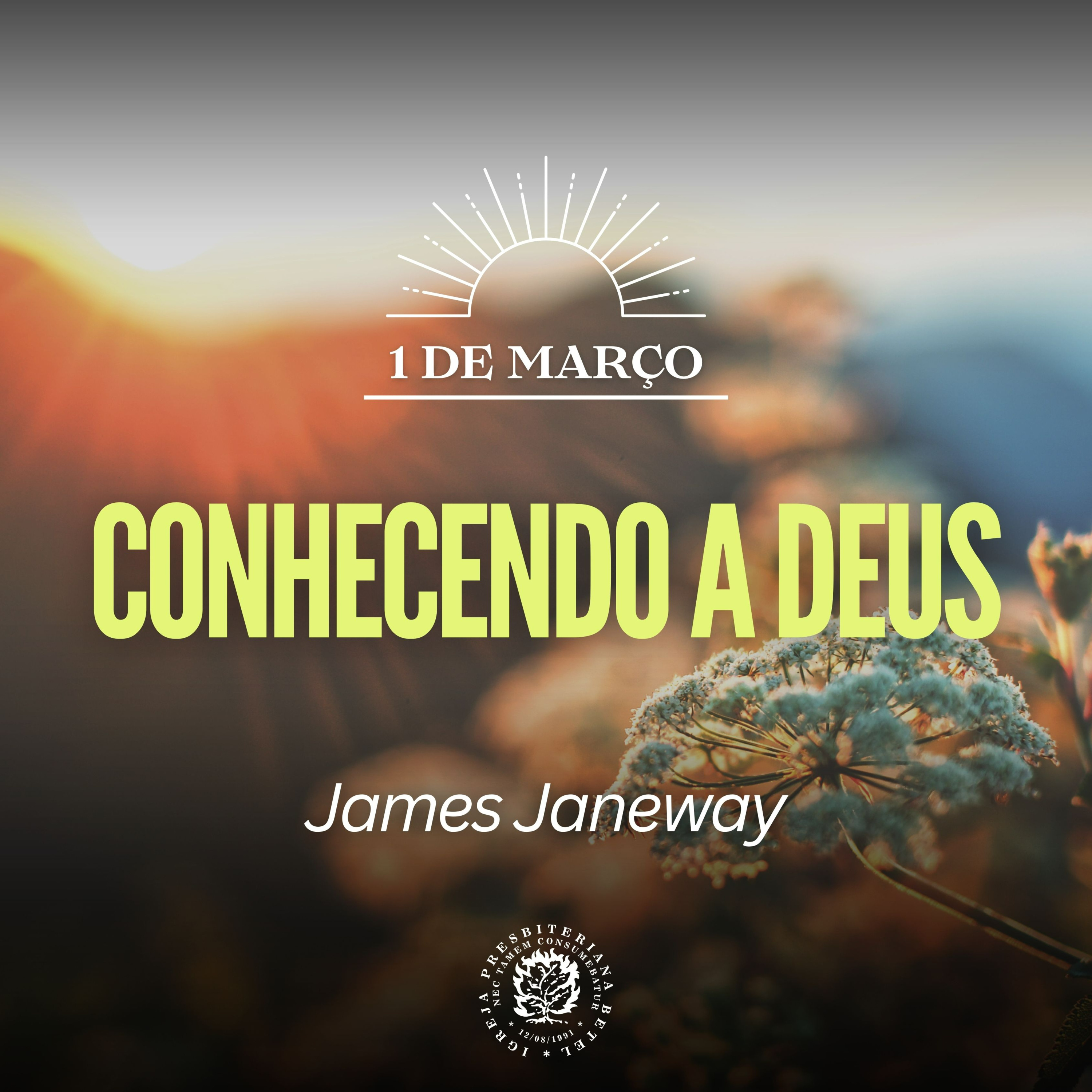 1 de Março - Conhecendo a Deus | James Janeway | Devocional Diário episode artwork