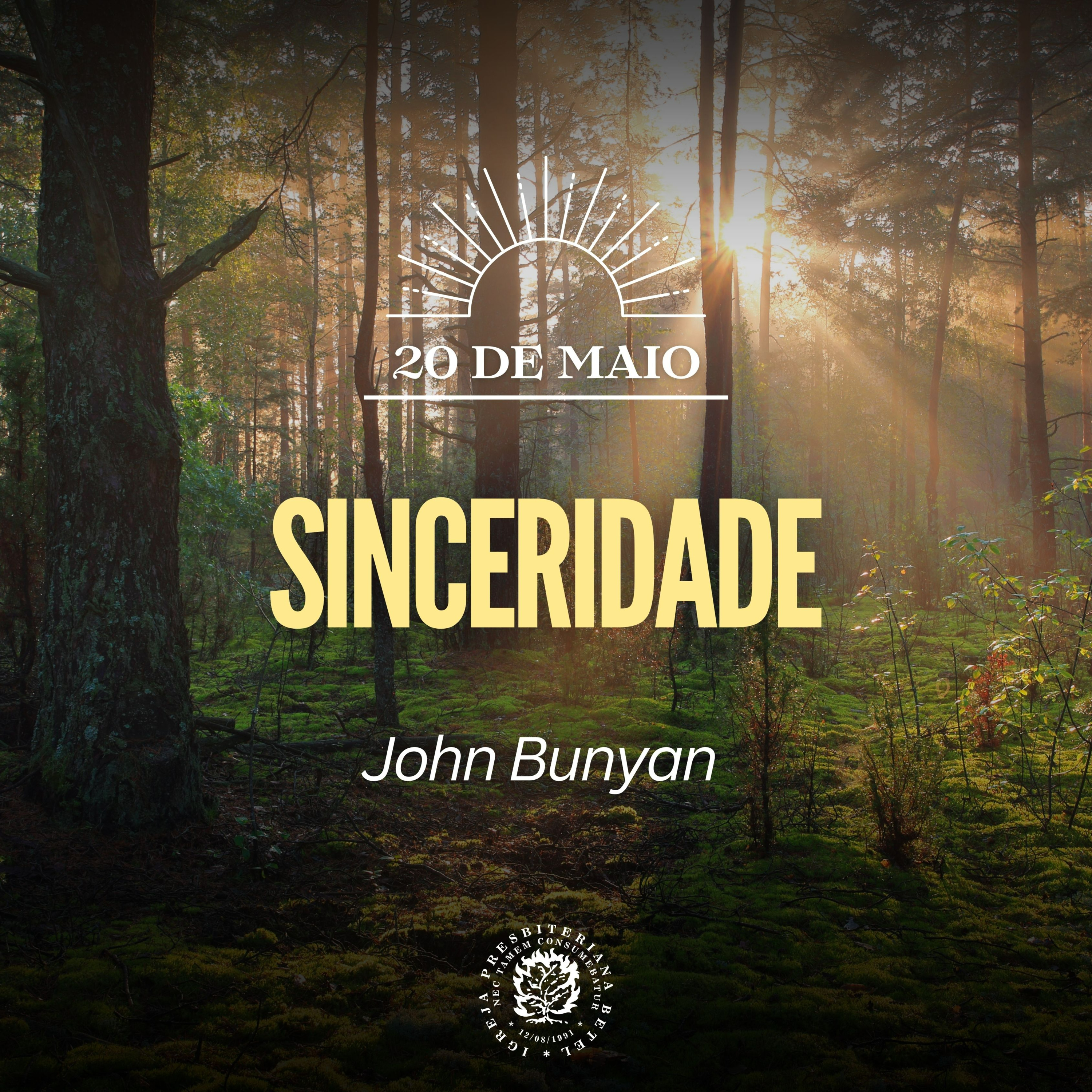 20 de Maio - Sinceridade | John Bunyan | Devocional Diário episode artwork