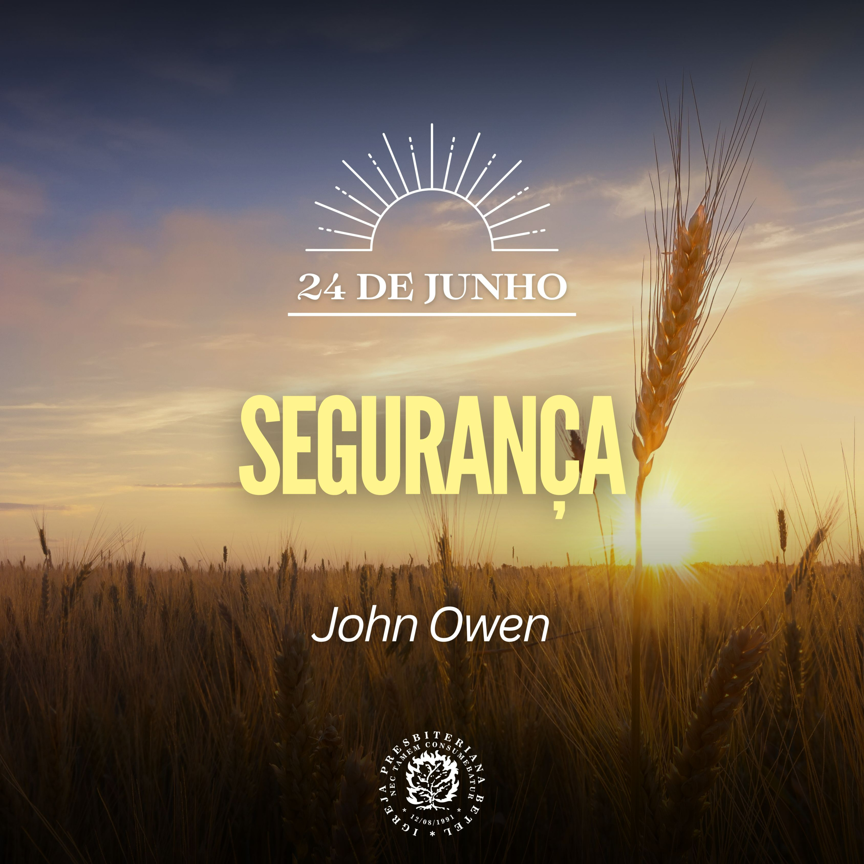 24 de Junho - Segurança | John Owen | Devocional Diário  episode artwork