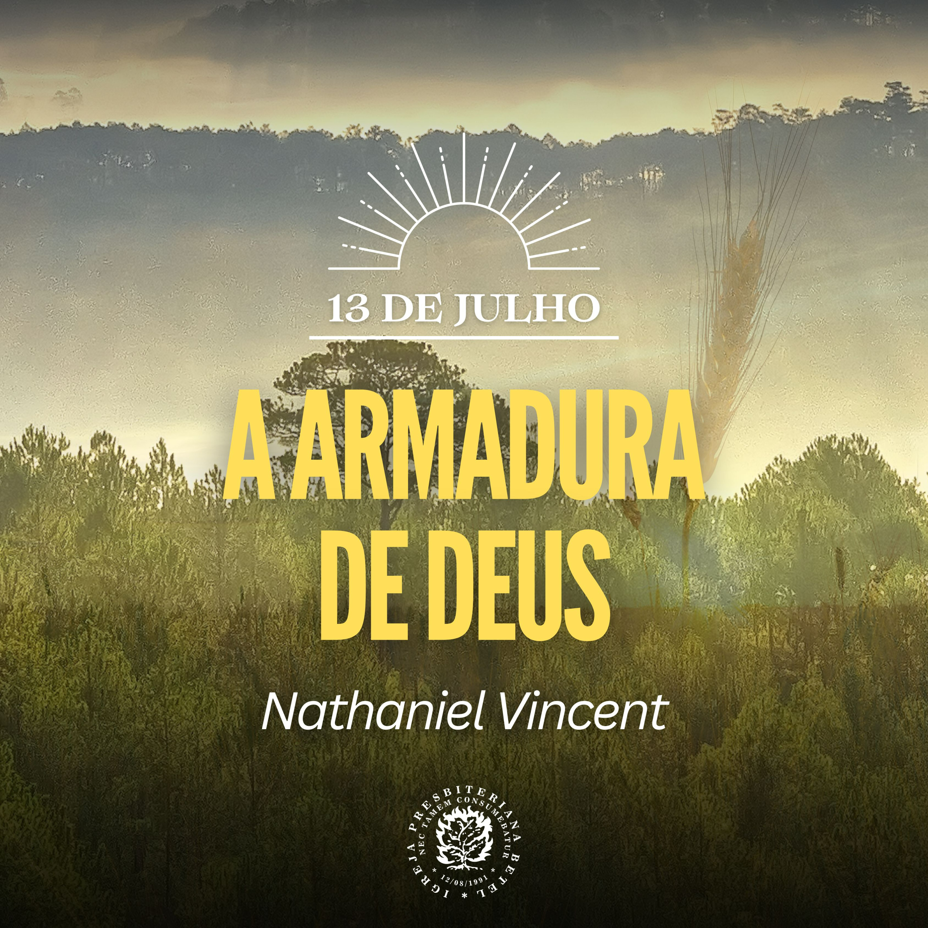 13 de Julho - A armadura de Deus | Nathaniel Vincent | Devocional Diário  episode artwork