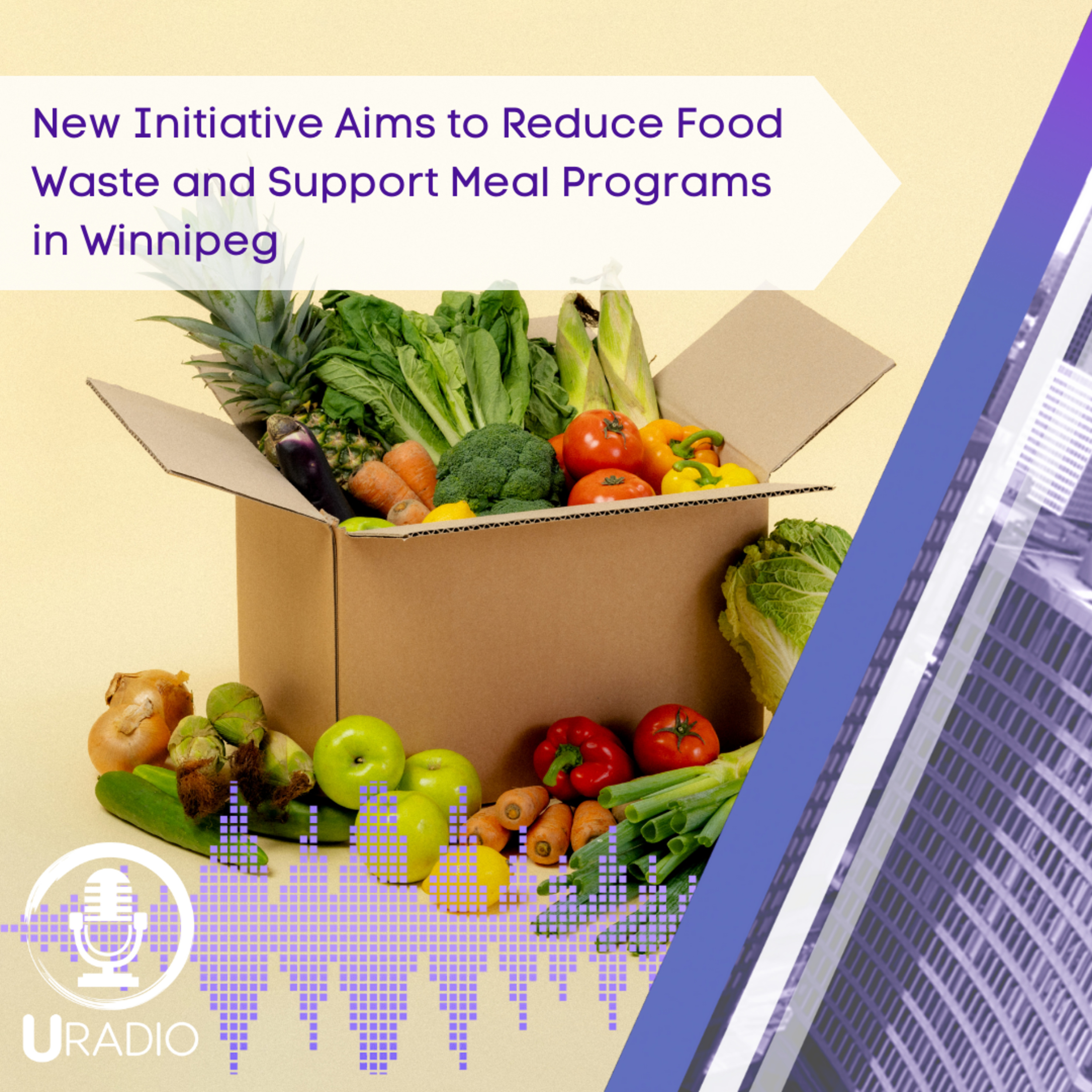 U Radio News: New Initiative Aims to Reduce Food Waste and Support Meal Programs in Winnipeg episode artwork