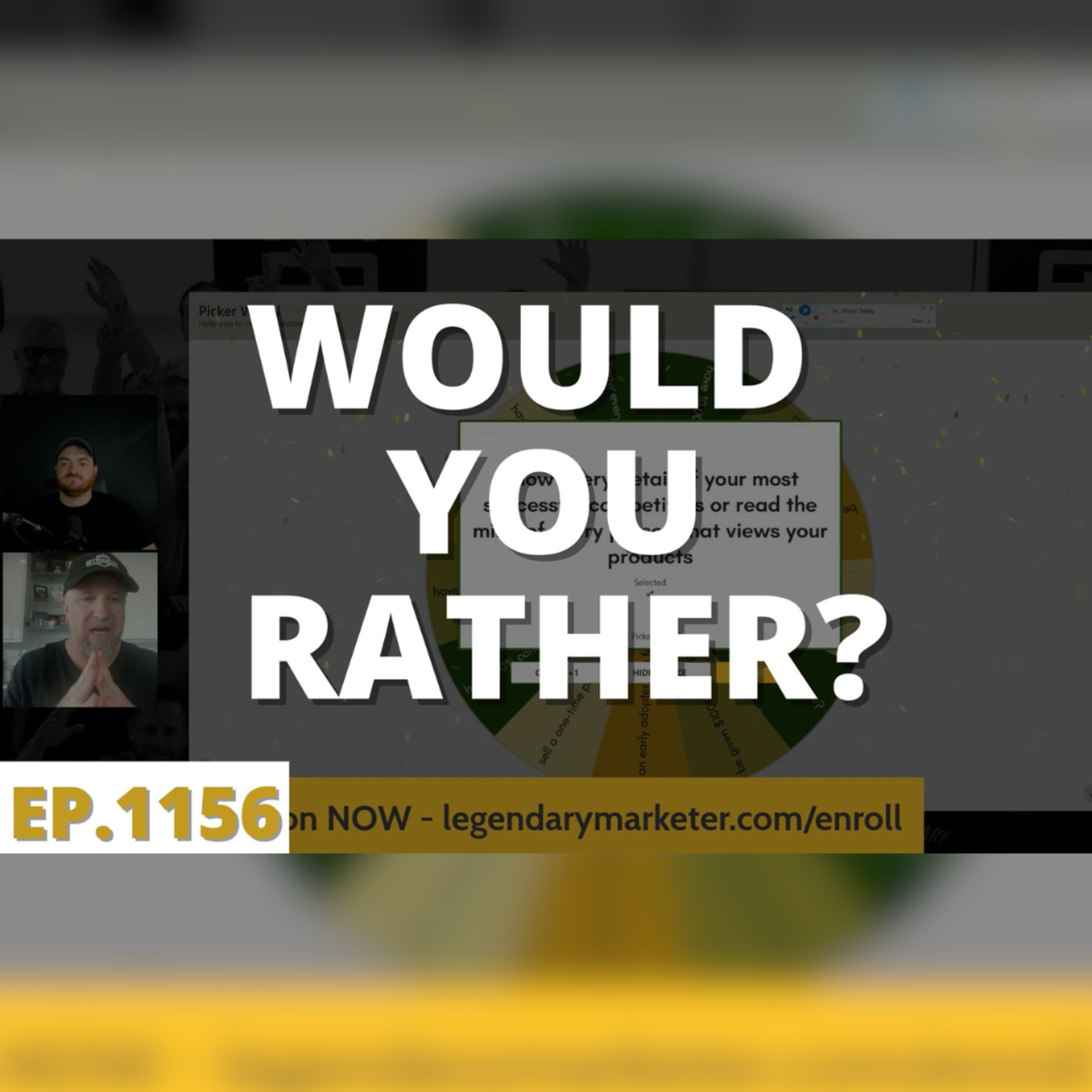 2-13-25-Would You Rather? Marketing Edition-Wake Up Legendary with David Sharpe | Legendary Marketer