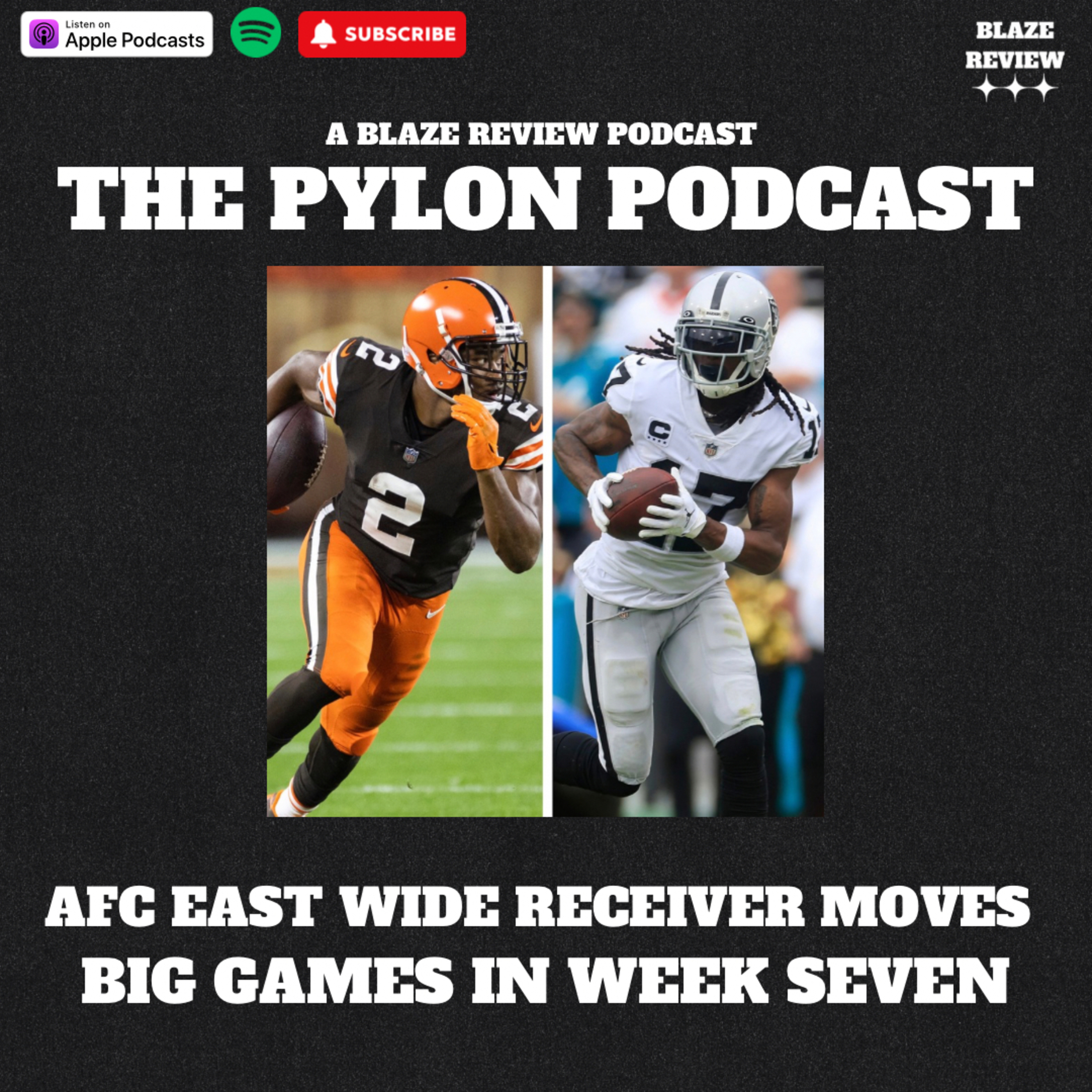 AFC East wide receiver moves, big games in week seven episode artwork