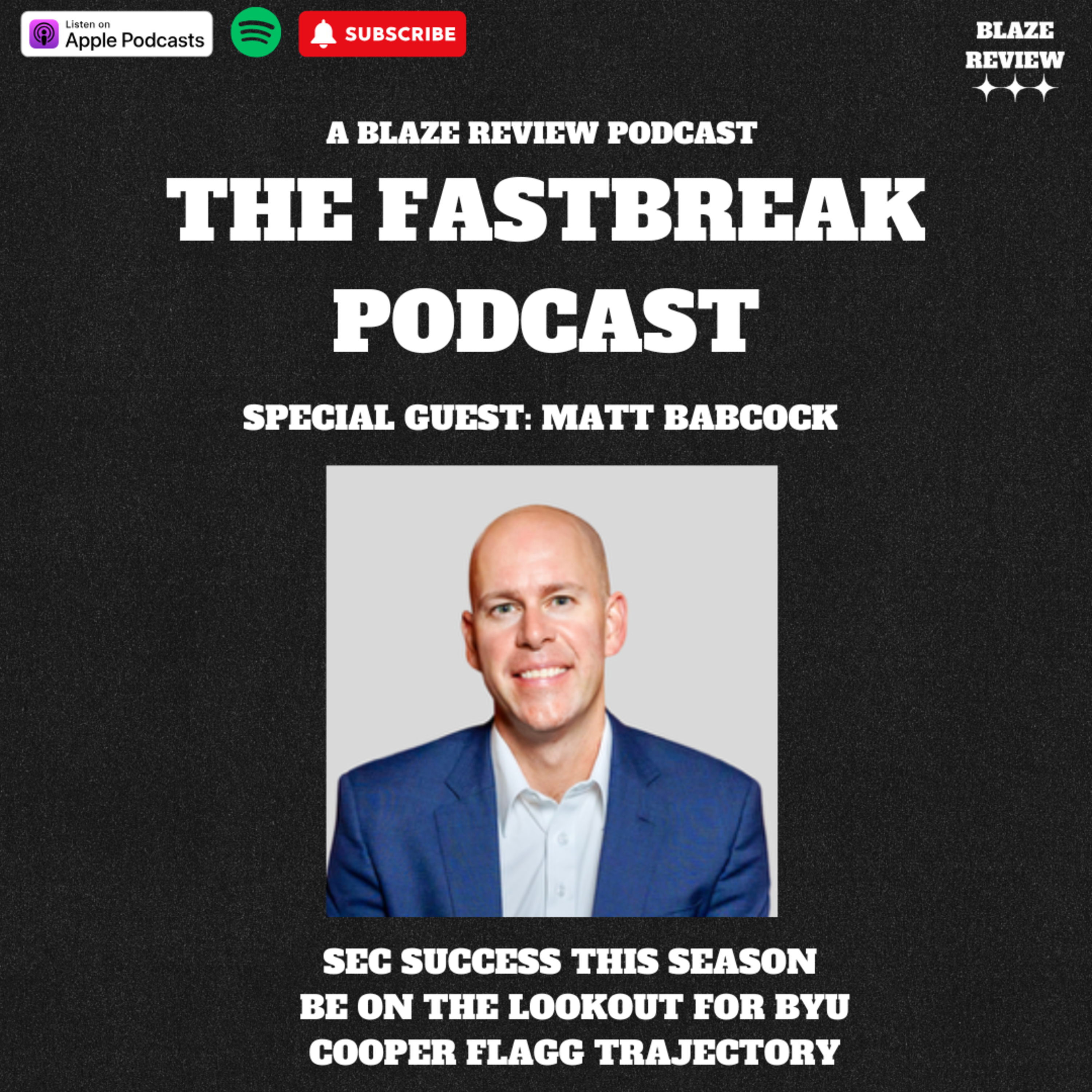 The Fastbreak Podcast- Special guest Matt Babcock  episode artwork